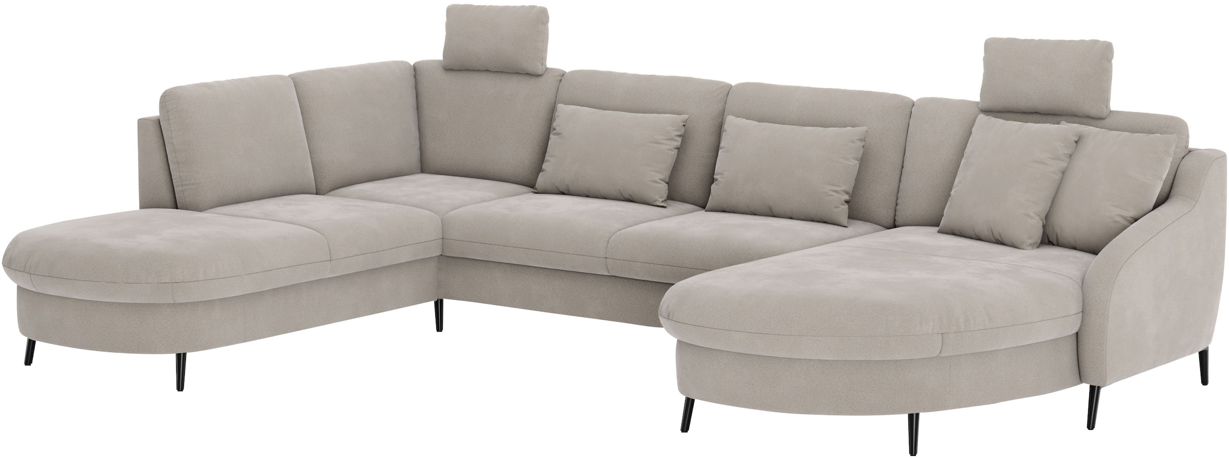 sit&more Wohnlandschaft »Soul U-Form« wahlweise mit Bett und Bettkasten