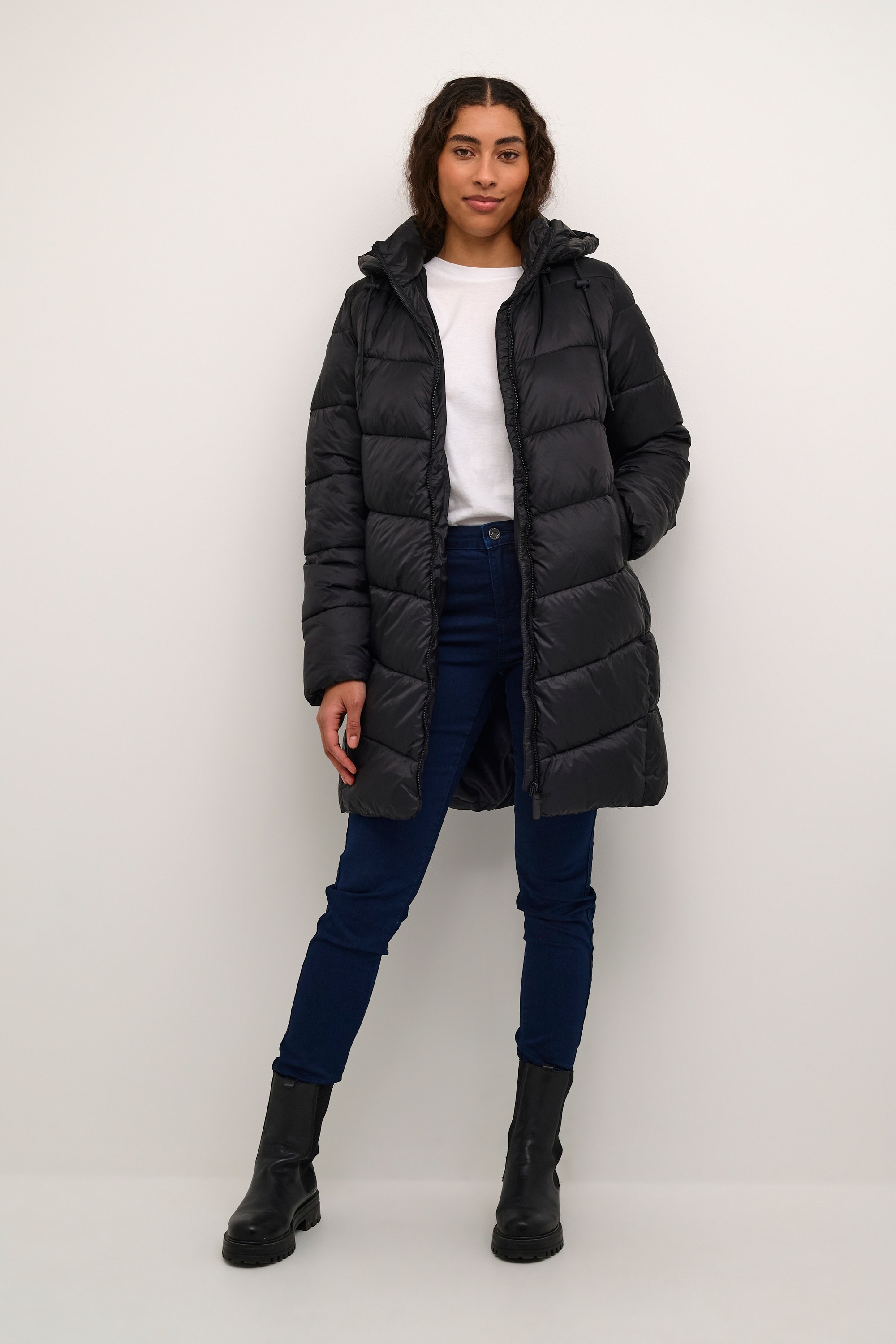 KAFFE Wintermantel »Damen Jacke KAsusanne«