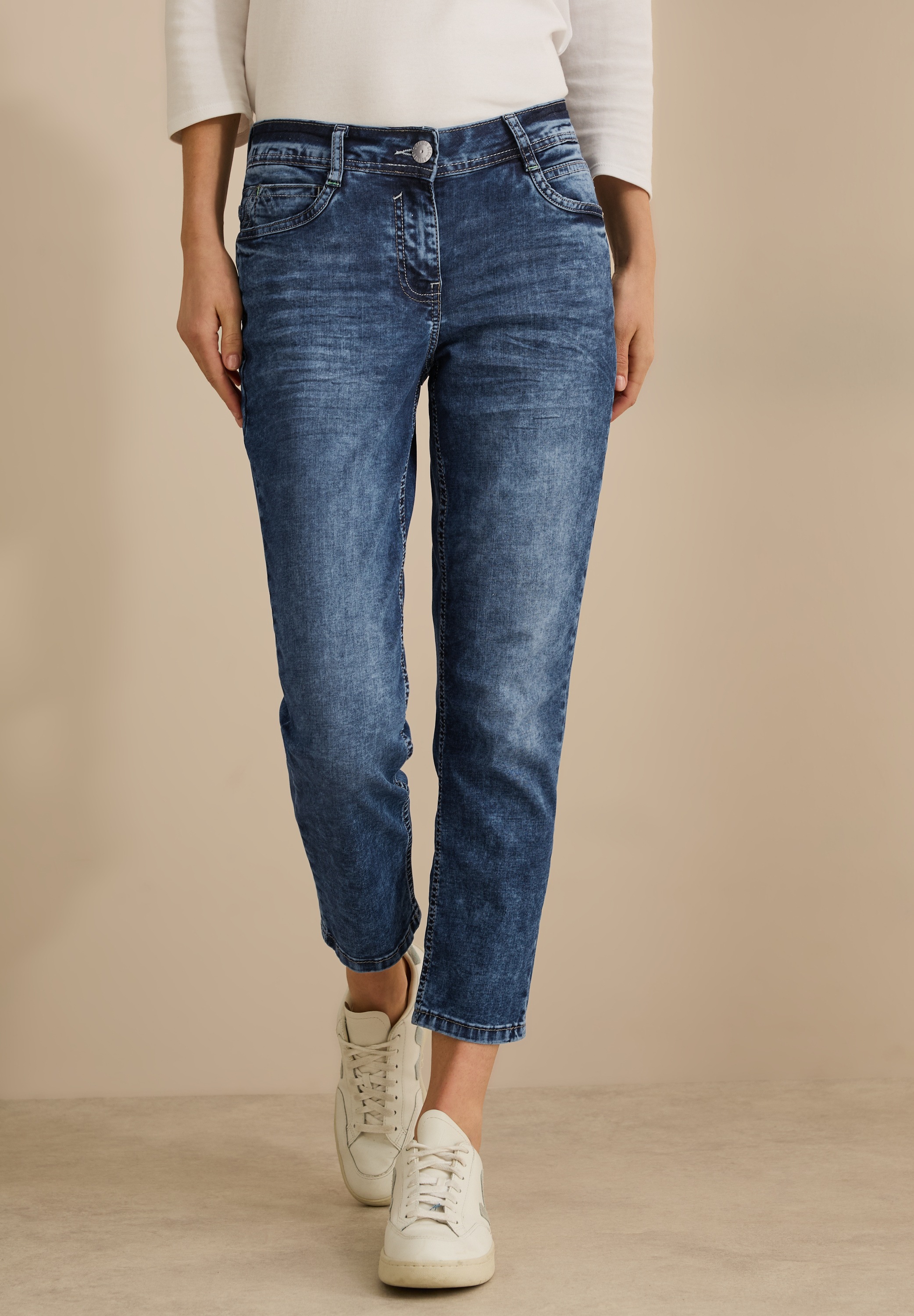 Cecil Slim-fit-Jeans, aus Baumwolle mit Stretchanteil günstig online kaufen