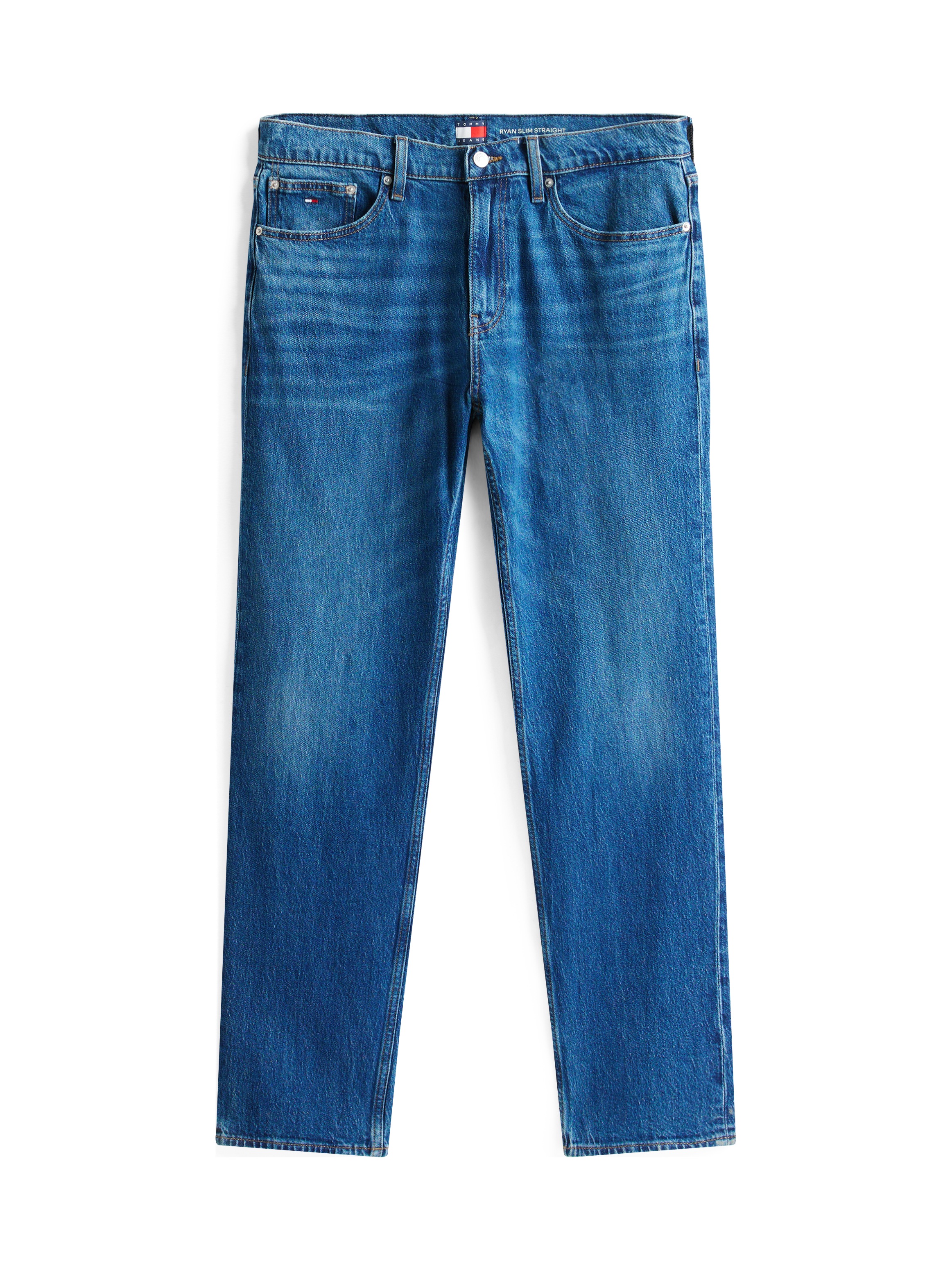 Tommy Jeans Regular-fit-Jeans »RYAN RGLR STRGHT«, mit Logoprägung
