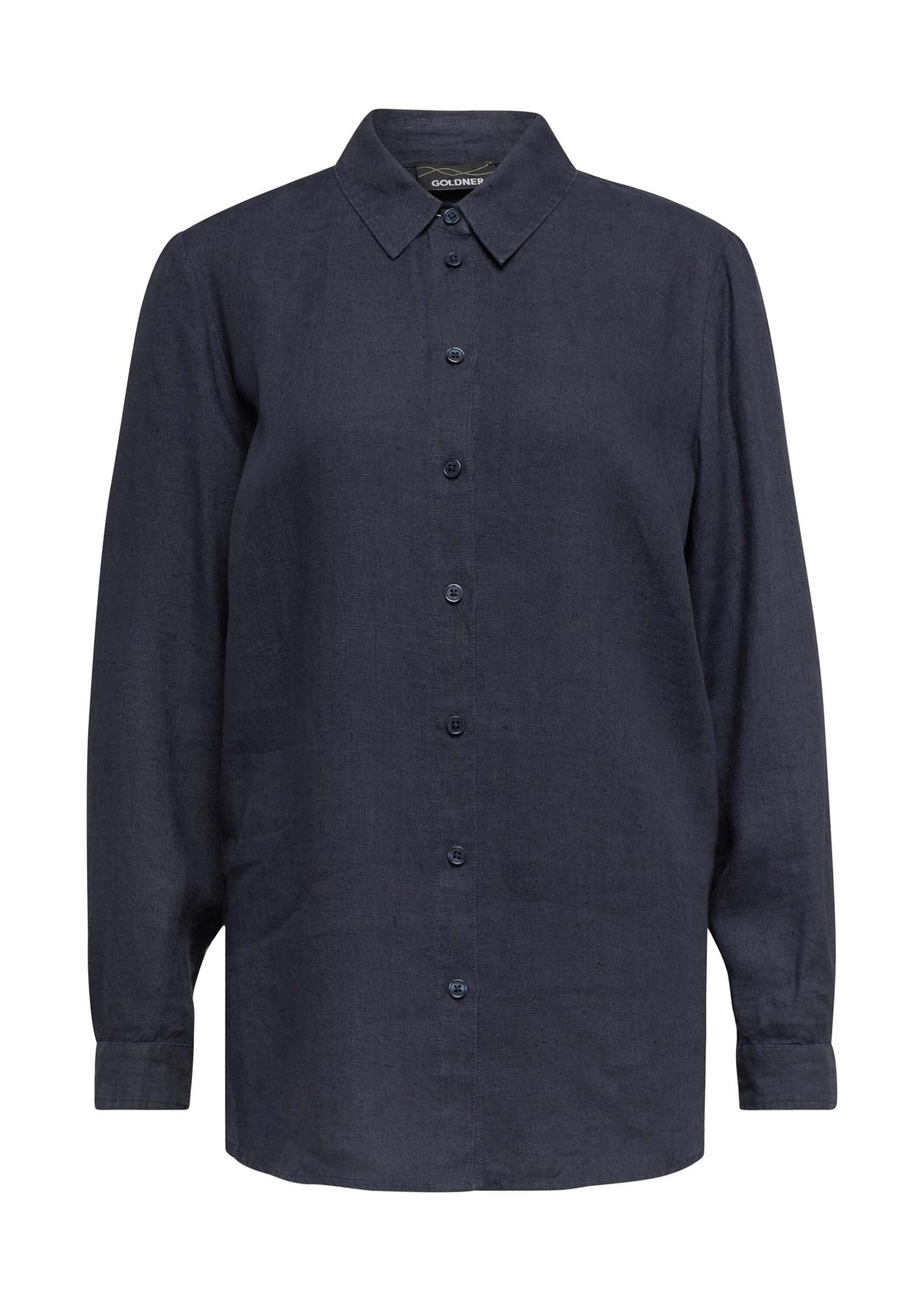 GOLDNER Langarmbluse "Leinenbluse Leinenbluse" günstig online kaufen