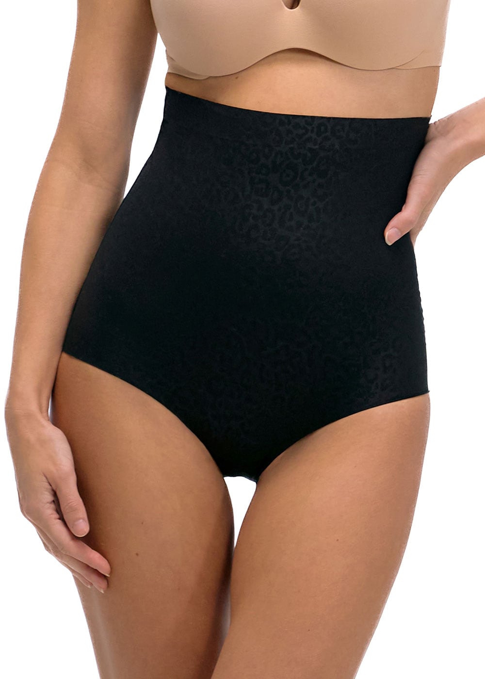 MAGIC Bodyfashion Shapingslip mit Leo-Muster, feste Formgebung
