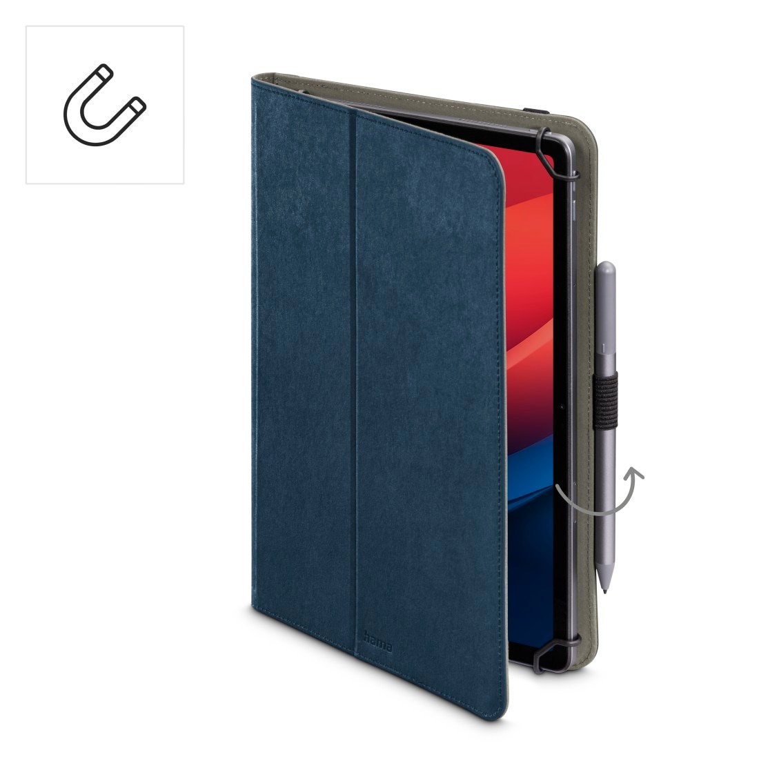 Hama Tablet-Hülle »Schutzhülle "Velvet" für Tablets 24 - 28 cm (9.5 - 11")« Tablet mit Einsteckfächer, universell