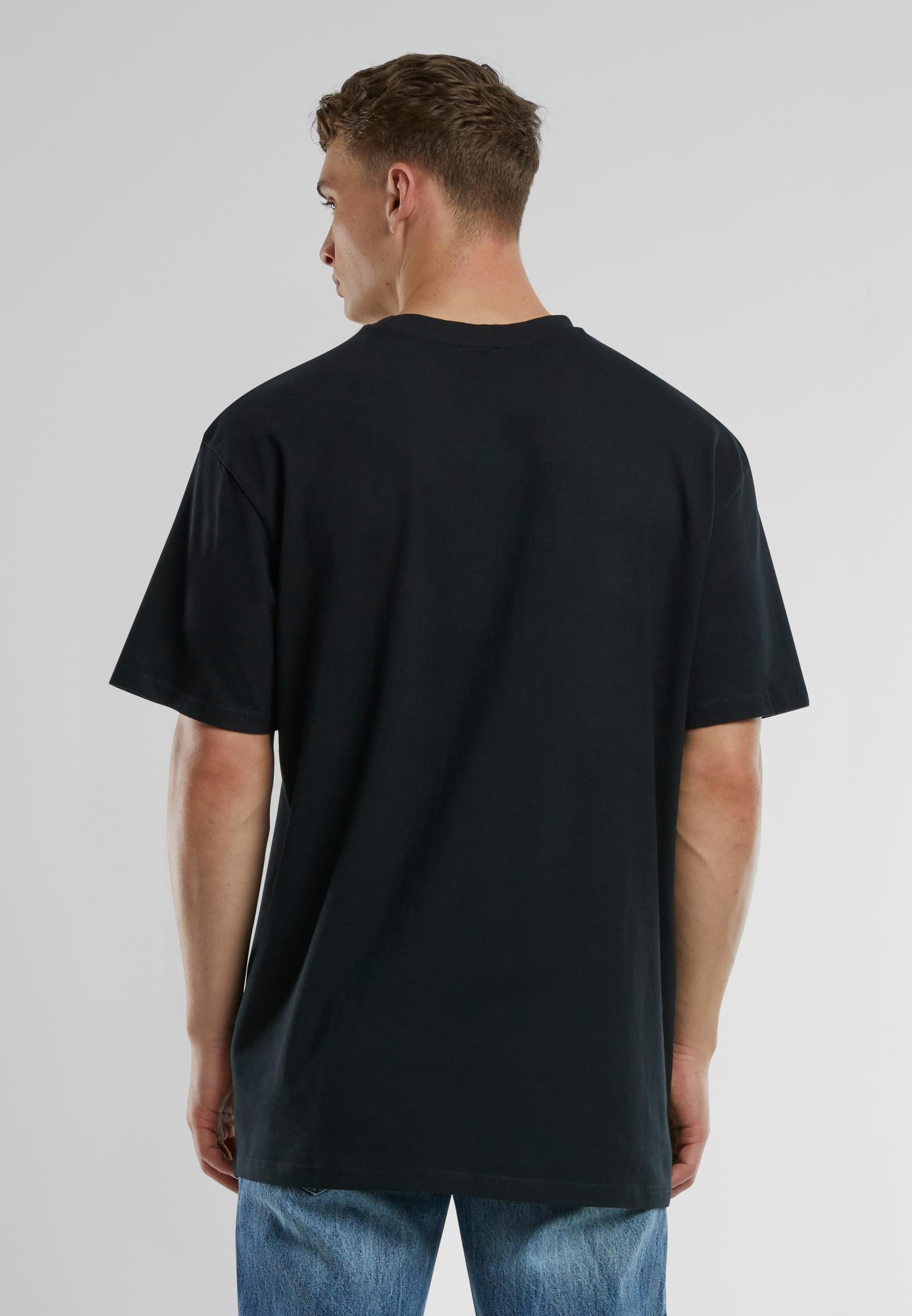 URBAN CLASSICS T-Shirt »Urban Classics UC Cursive Bold Logo Heavy Oversized Tee«, (1 tlg.)