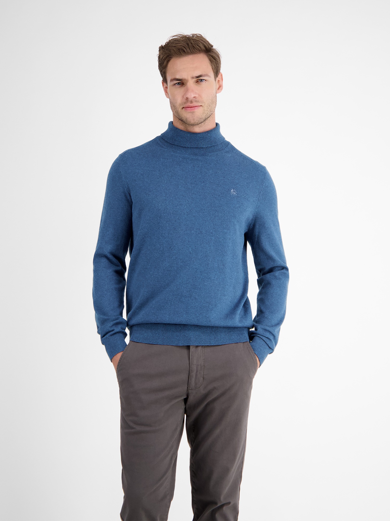 LERROS Rollkragenpullover "LERROS Herren Rollkragen-Strickpullover" günstig online kaufen