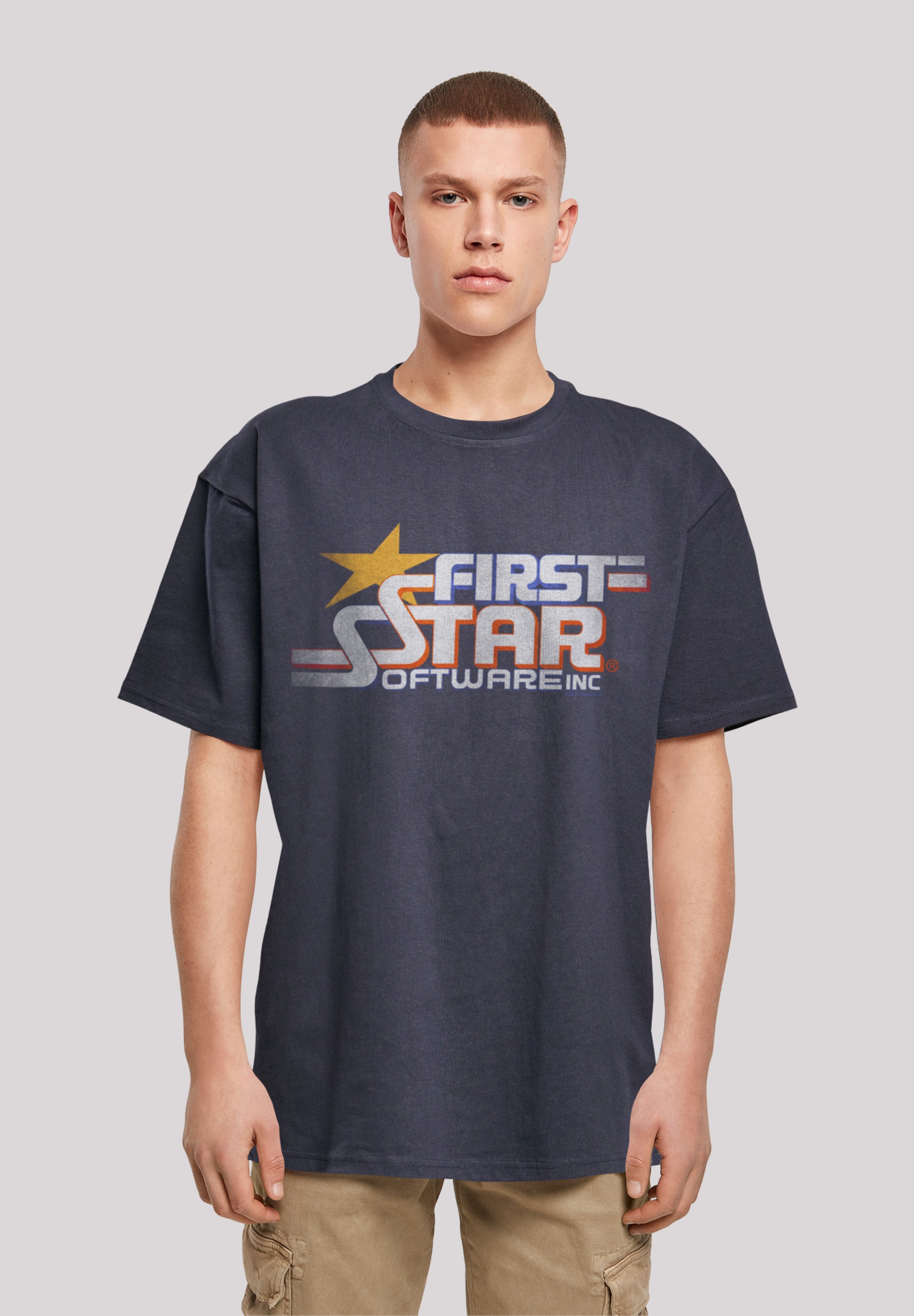 T-Shirt »FIRSTSTAR Inc Retro Gaming SEVENSQUARED«, Print