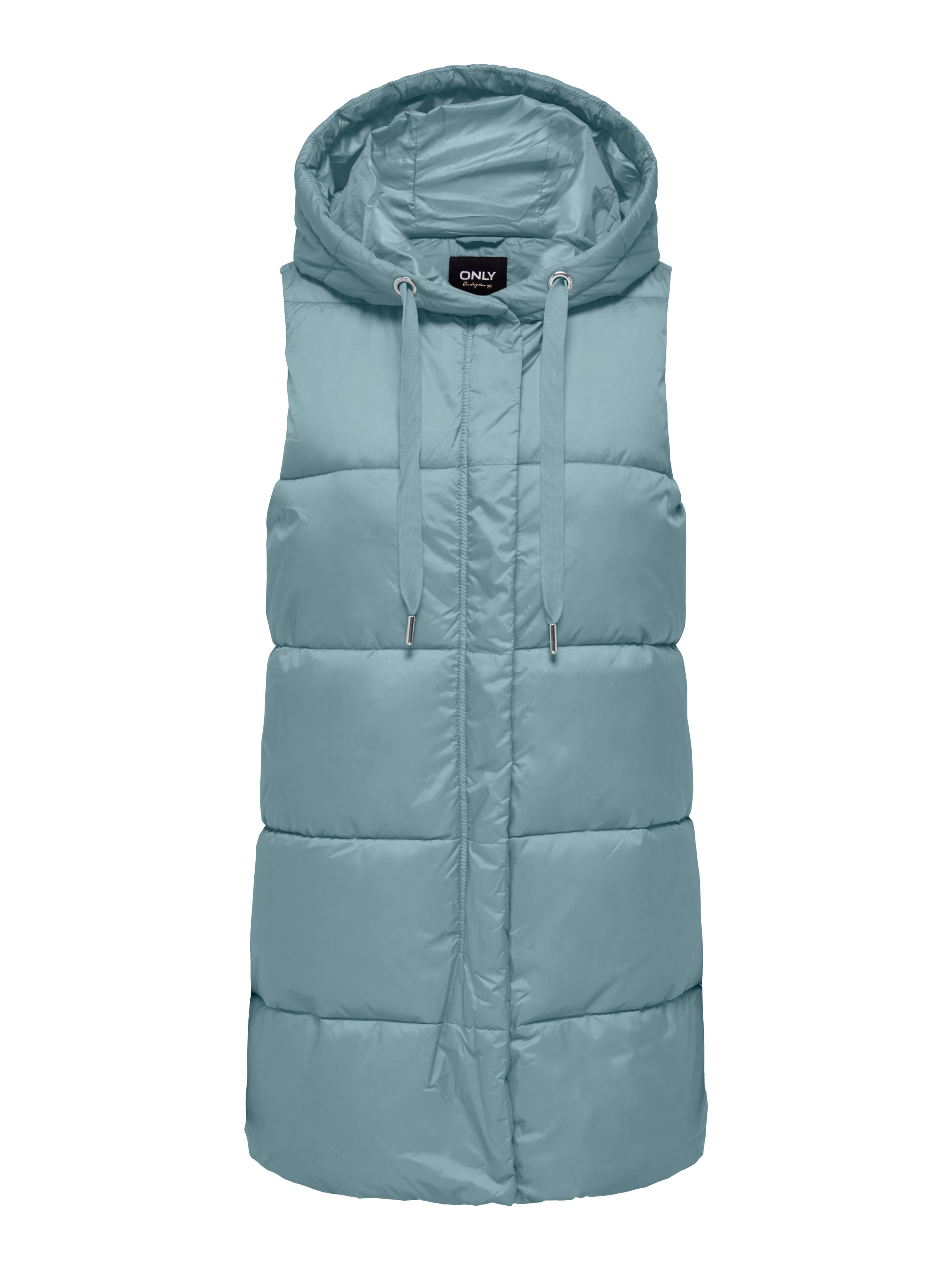 ONLY "ONLASTA – Lange Steppweste mit Kapuze für kalte Tage" regular fit, mo günstig online kaufen