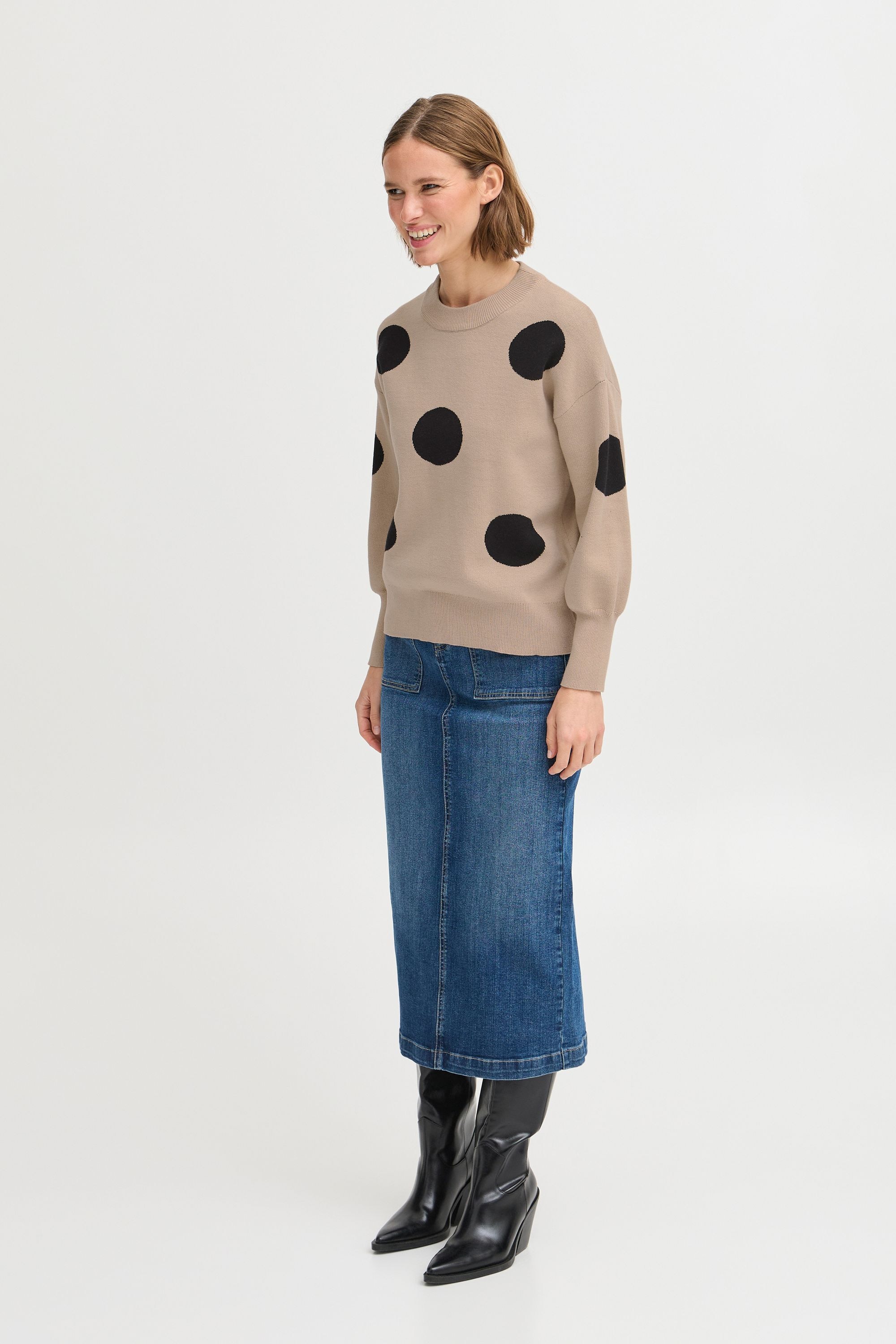 b.young Strickpullover »Strickpullover BYOMME DOT JUMPER -«