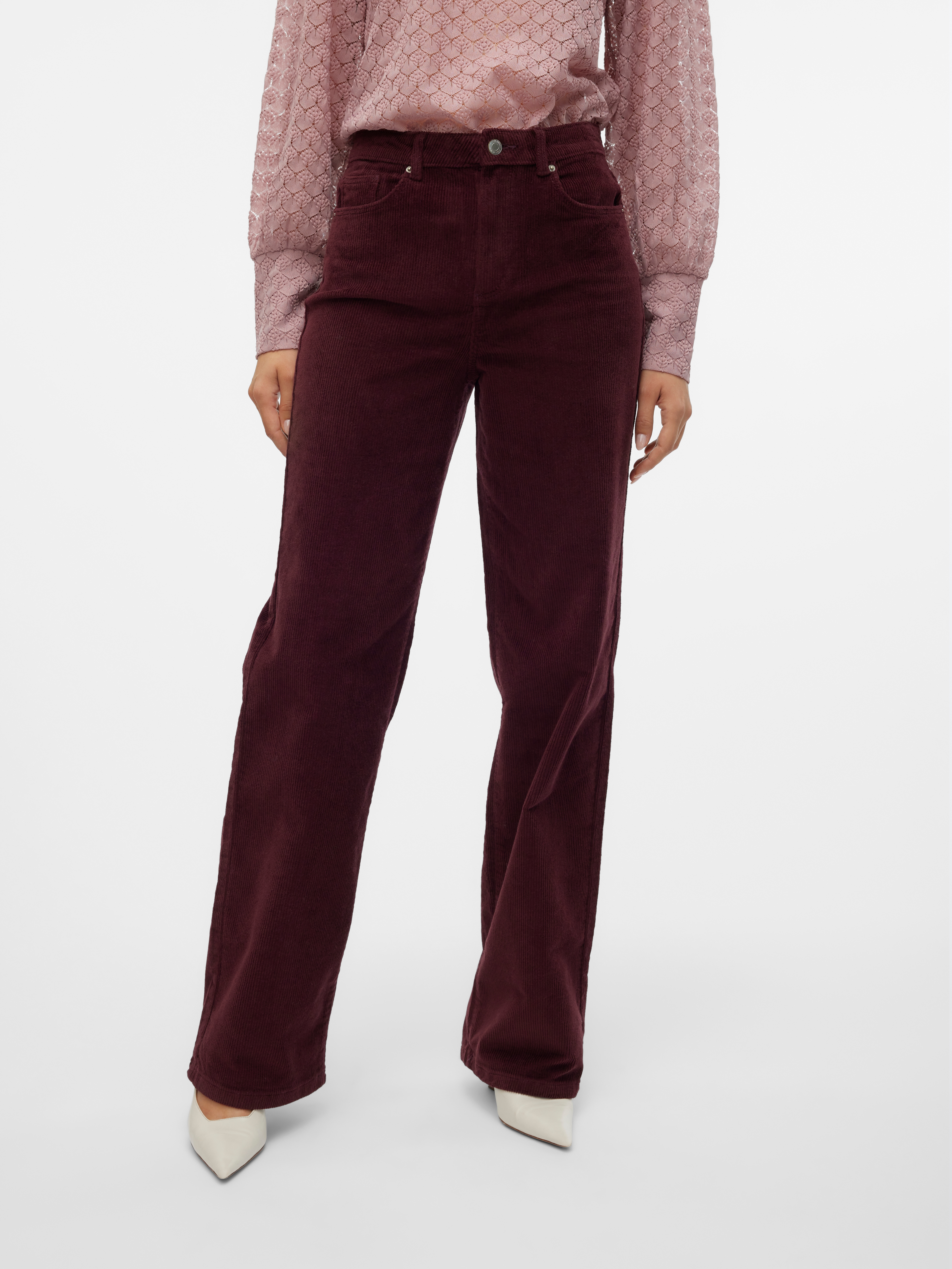 Vero Moda "VMTESSA HR WIDE CORDUROY PANTS GA NOOS" Baumwollmischung, oversize
