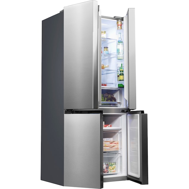 Hanseatic Multi Door »HCD18983E«, HCD18983EBI, 189,8 cm hoch, 83,3 cm breit,  NoFrost, FreshZone, QuickCool, Türalarm, Display | BAUR