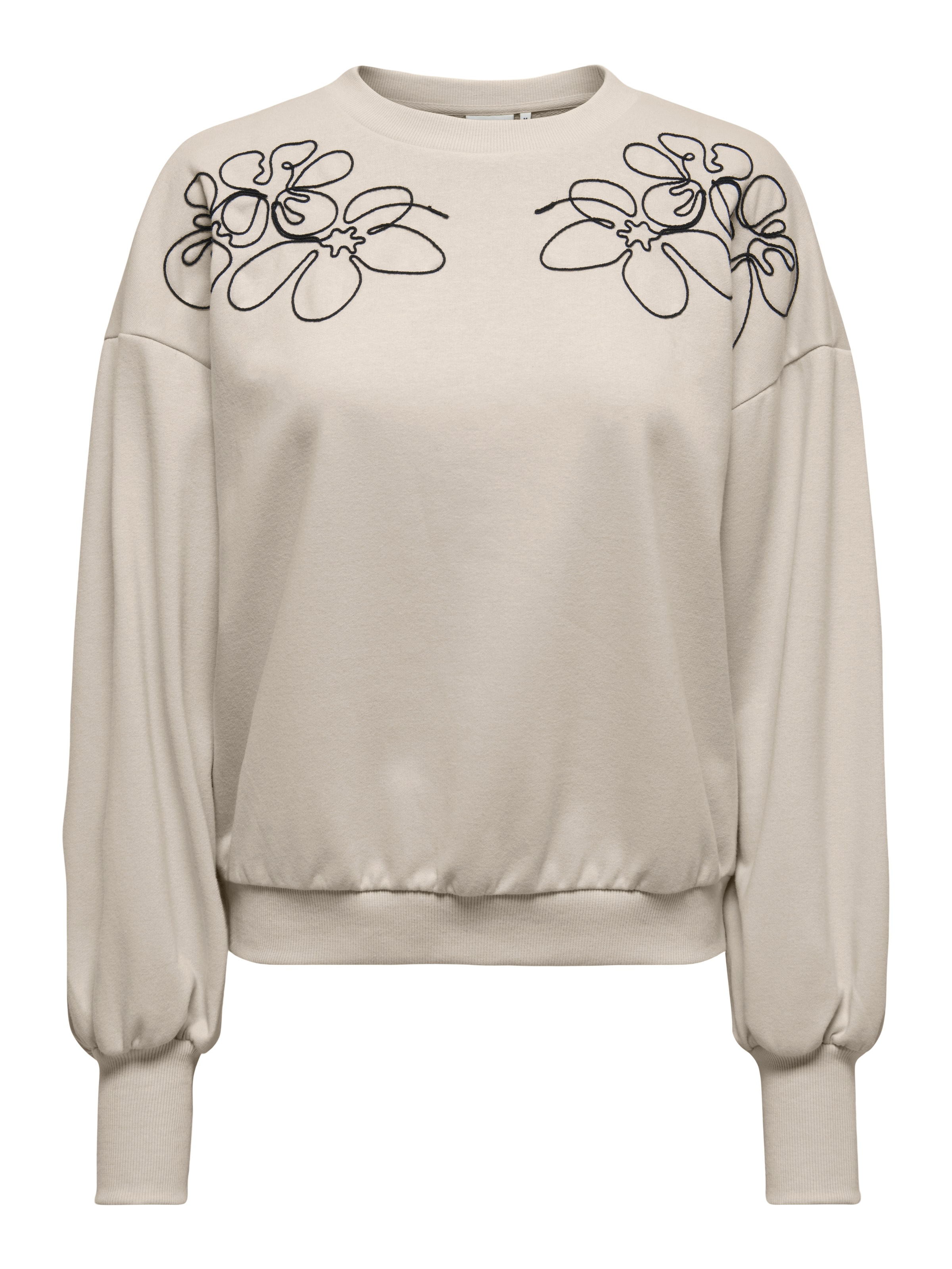 ONLY Sweatshirt »ONLBROOKE L/S O-NECK DETAIL SWT NOOS«