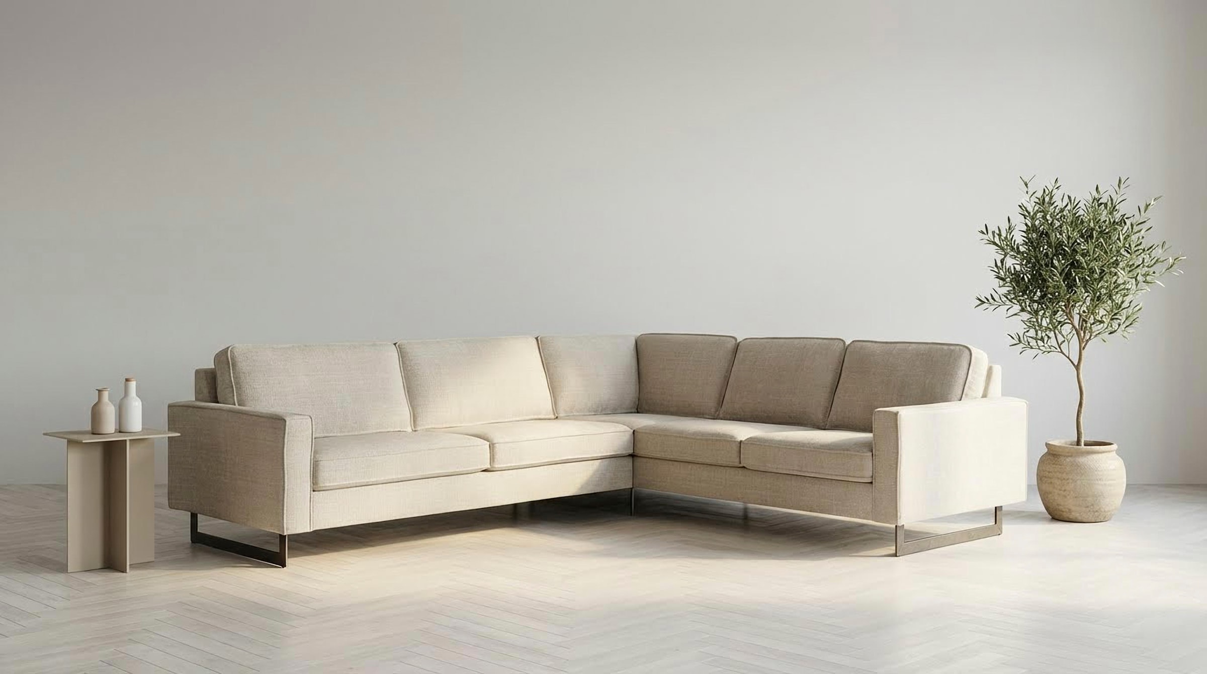 Home affaire Ecksofa "Pinto, XXL, 250/290 cm, langer Schenkel, Ottomane" Co günstig online kaufen