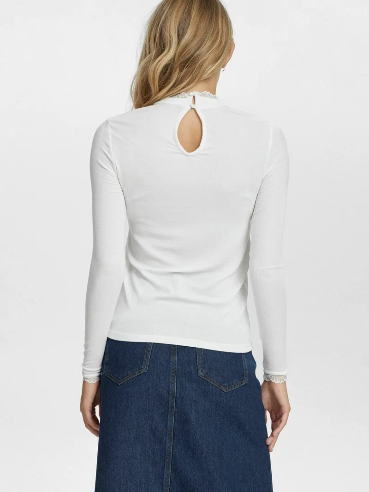 nümph Blusentop »Nümph Lace Blouse NUBOWIE«