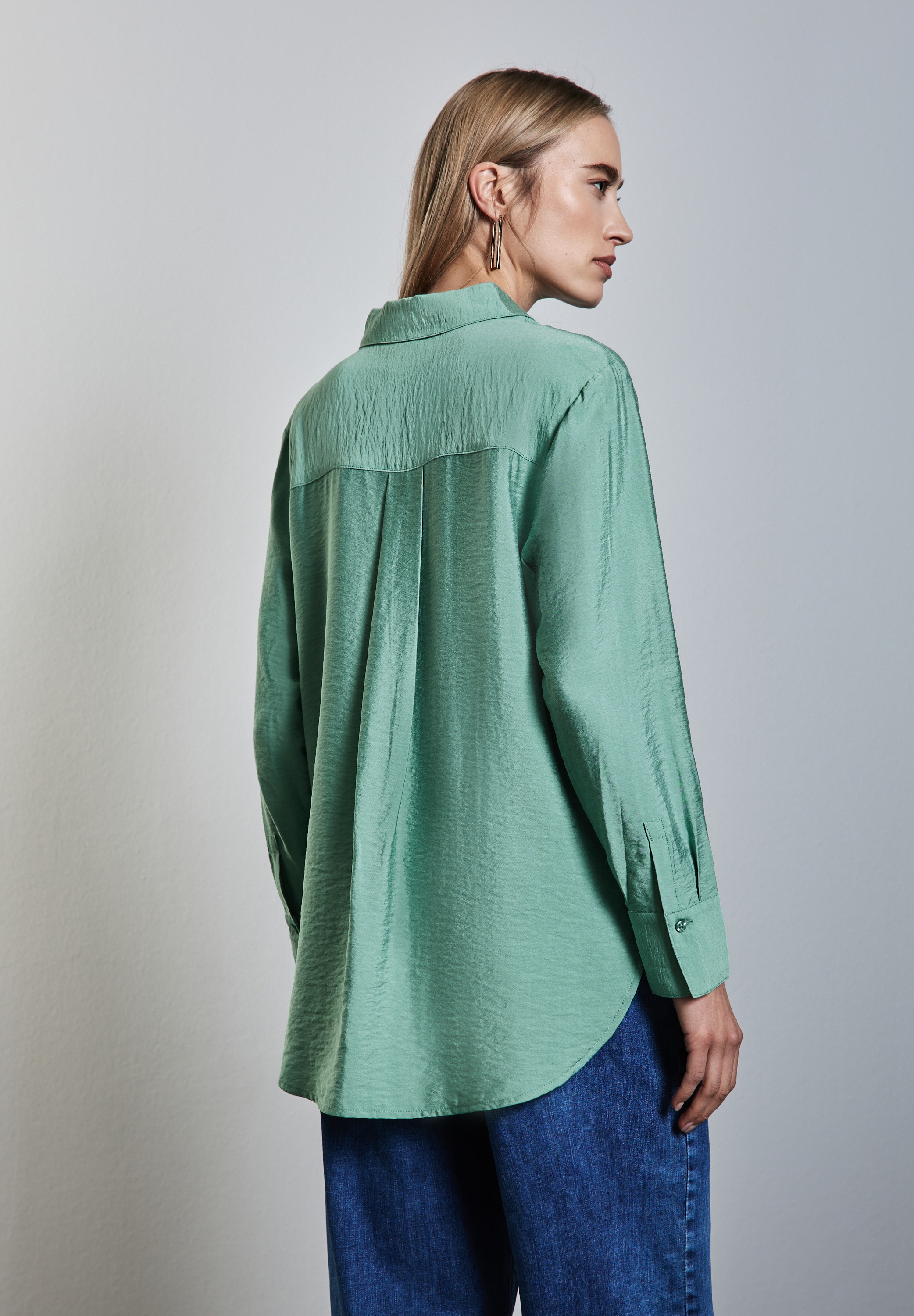 STREET ONE Hemdbluse, mit Brusttaschen