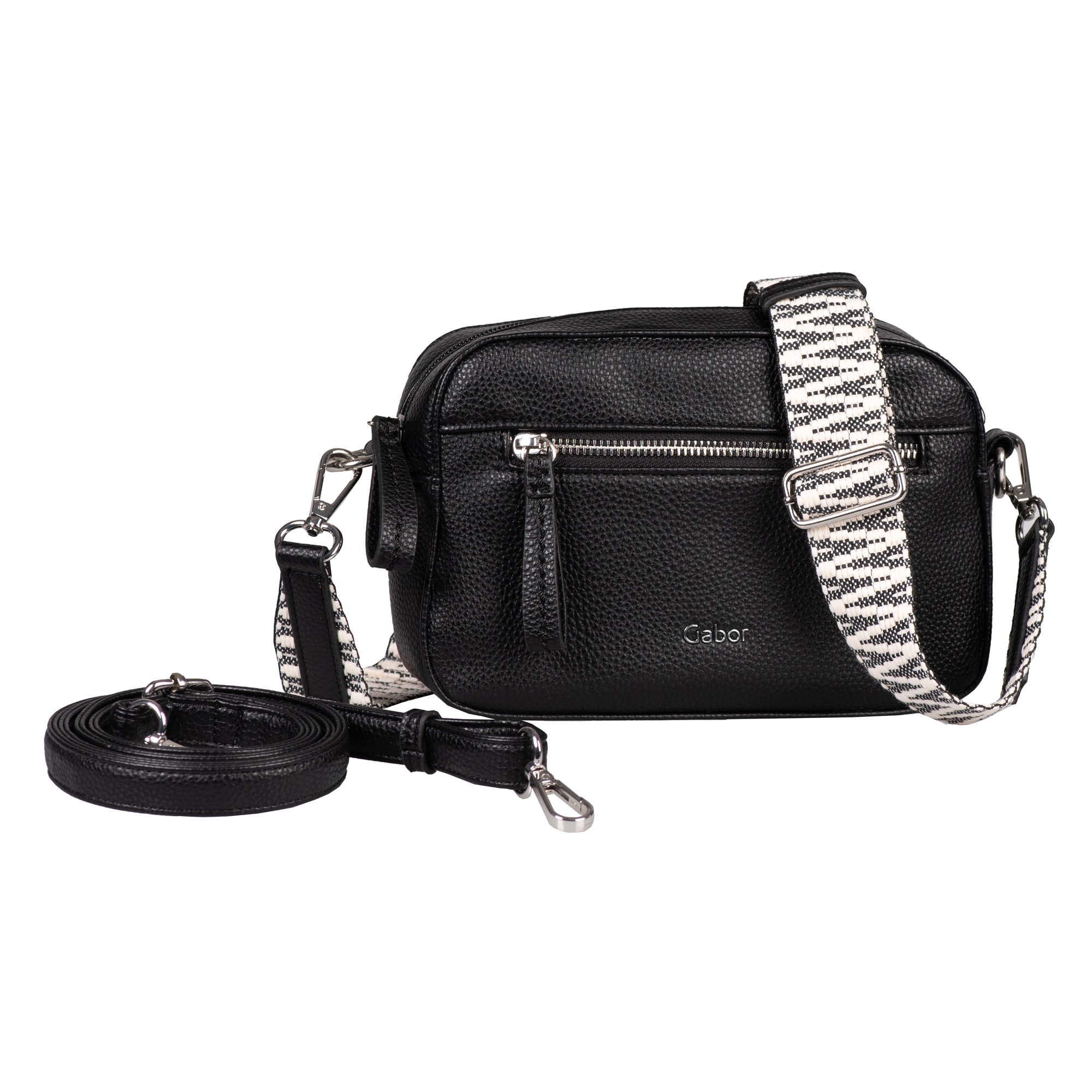 Gabor "Silena" Damen Umhängetasche, Schultertasche mit stylischem Gurtband