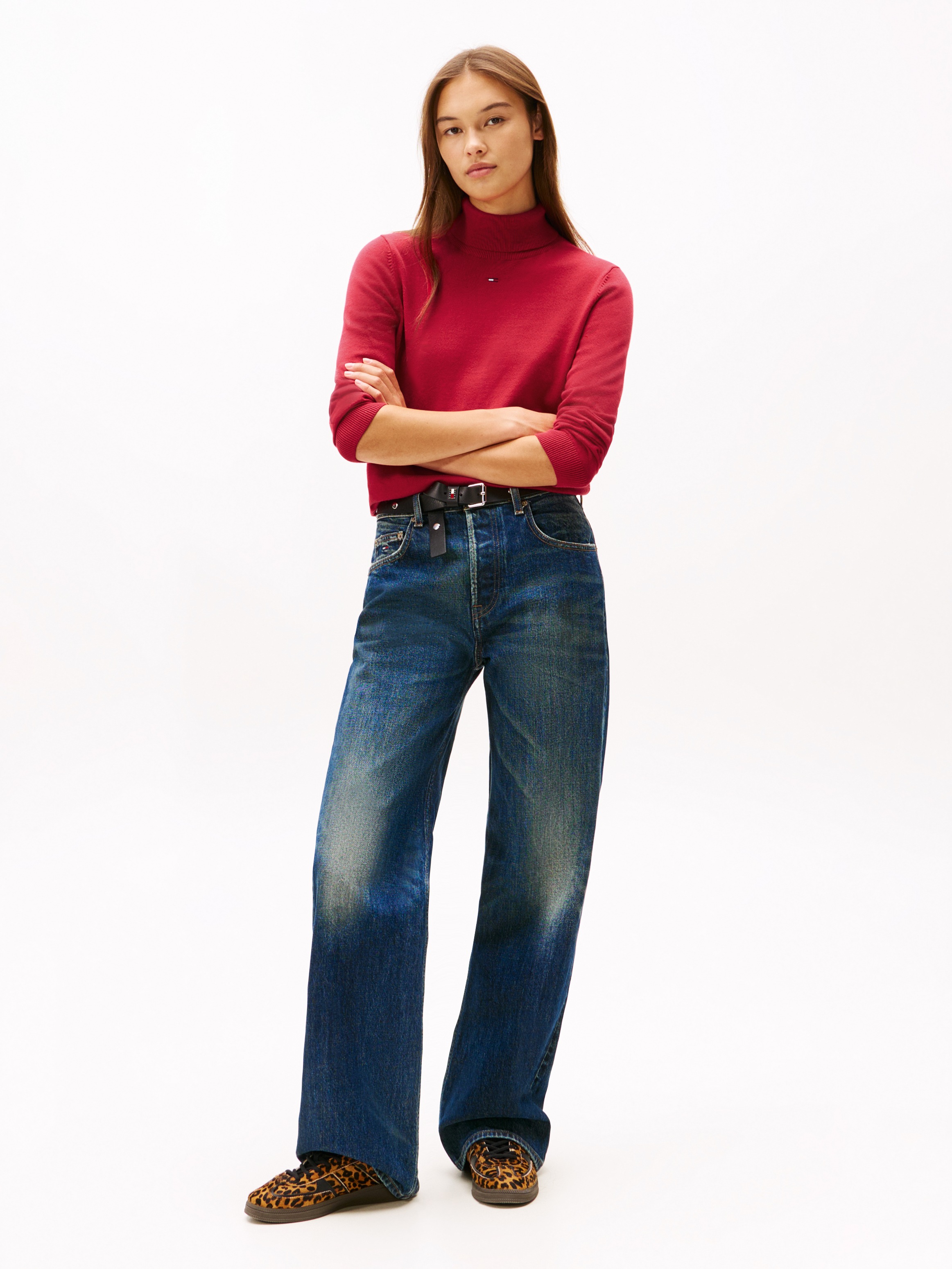 Thumbnail - Tommy Jeans Rollkragenpullover "TJW ESSENTIAL TRTLNK SWEATER"