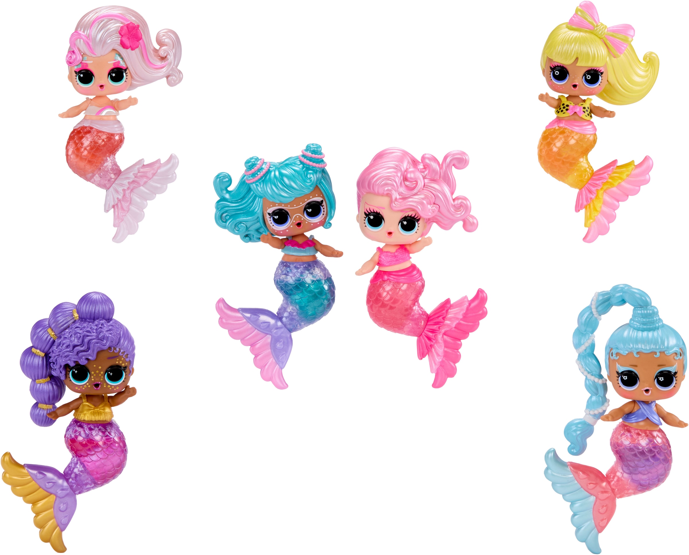 L.O.L. SURPRISE! Anziehpuppe »L.O.L. Surprise Mermaids! Makeover Magic Tots« Sortierte Lieferung - Abbildungen dienen als Beispiele!