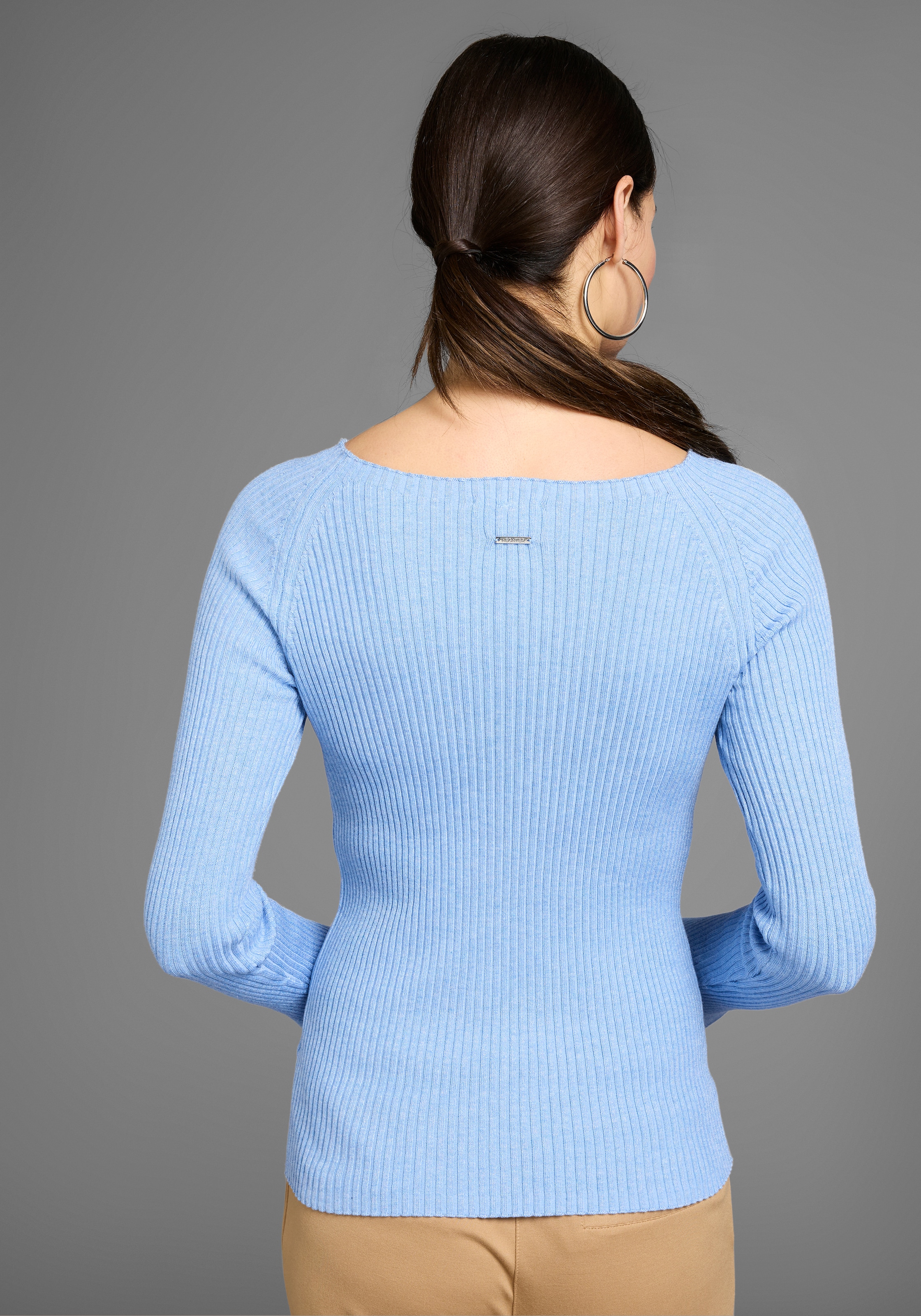 HECHTER PARIS Strickpullover, mit stilvollen Knopfleisten