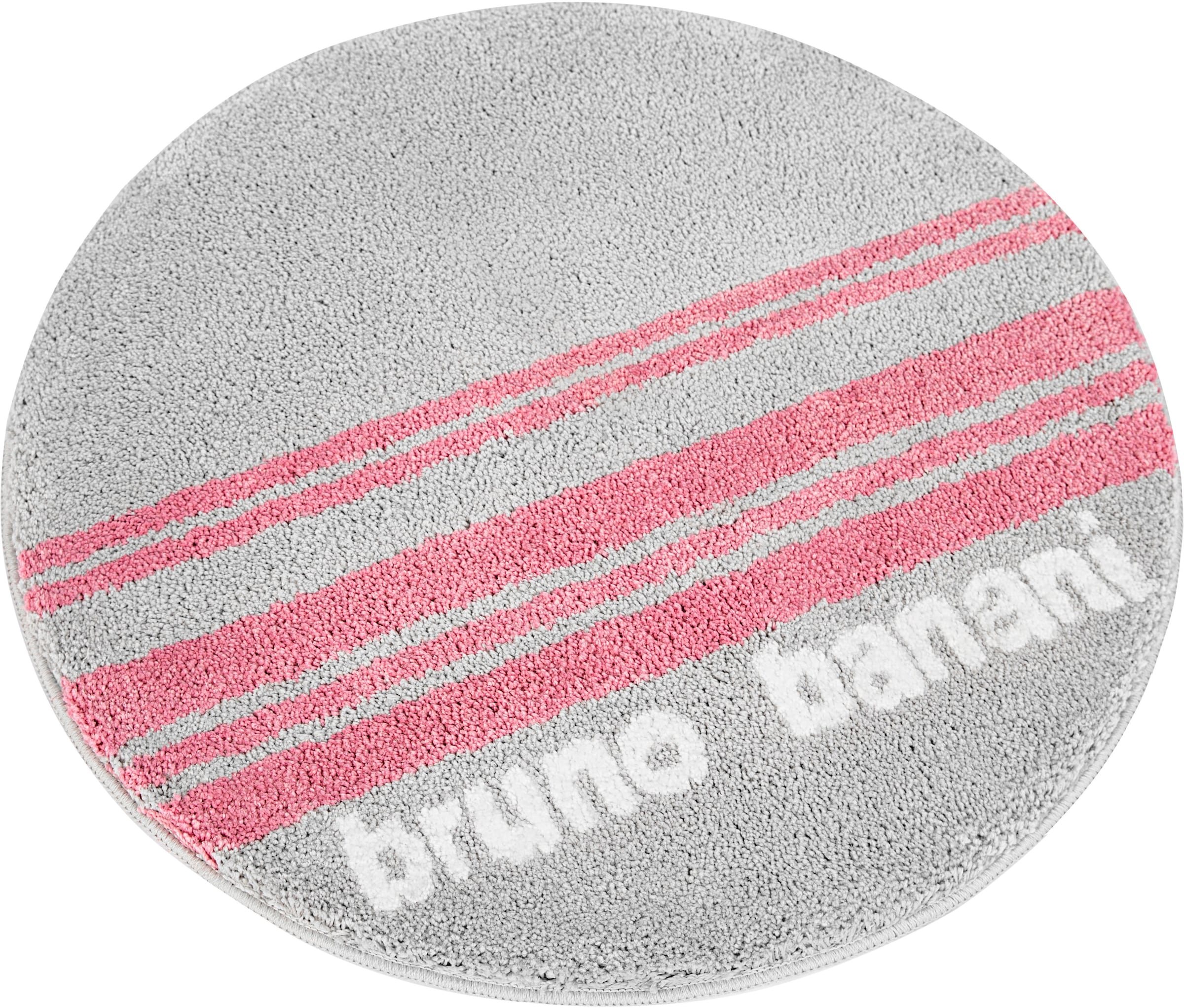 Bruno Banani Badematte "Daniel", Höhe 20 mm, rutschhemmend beschichtet, fußbodenheizungsgeeignet-strapazierfähig-schnell