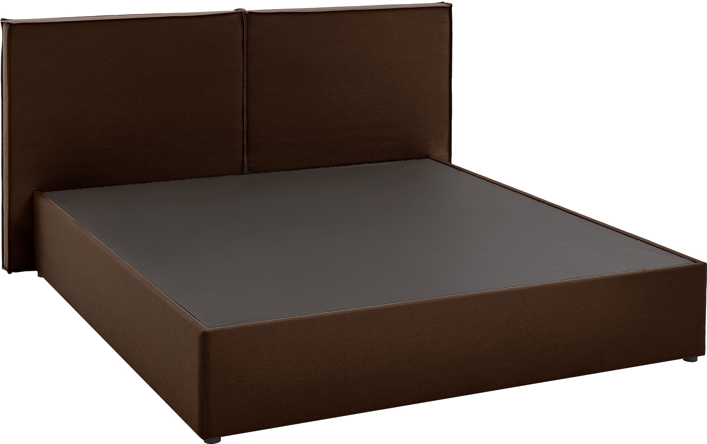 ATLANTIC home collection Boxbett »NIKITA«, bodentiefes Bett, wahlweise mit Matratze und Topper