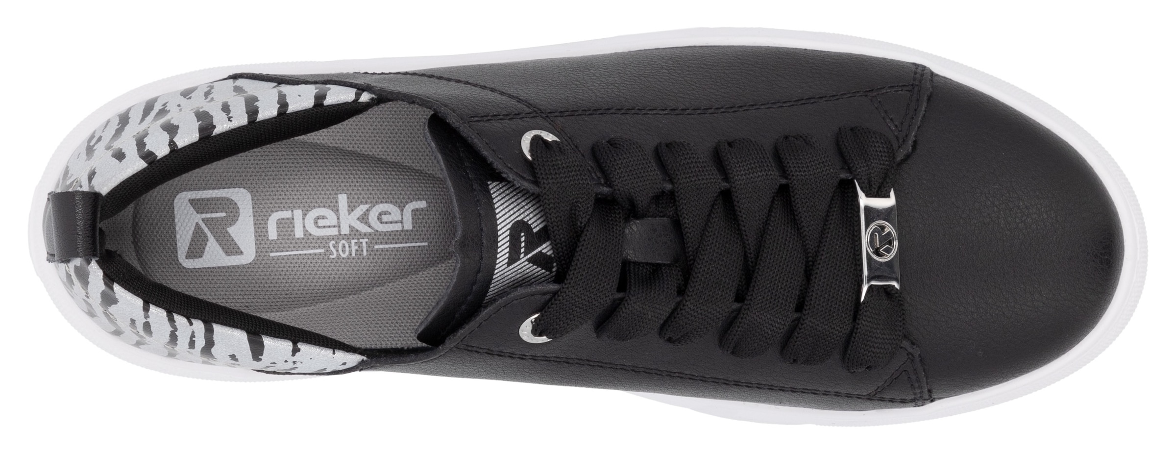 RIEKER Sport Plateausneaker, Schnürschuh, Halbschuh, Freizeitsneaker mit Soft-Einlage