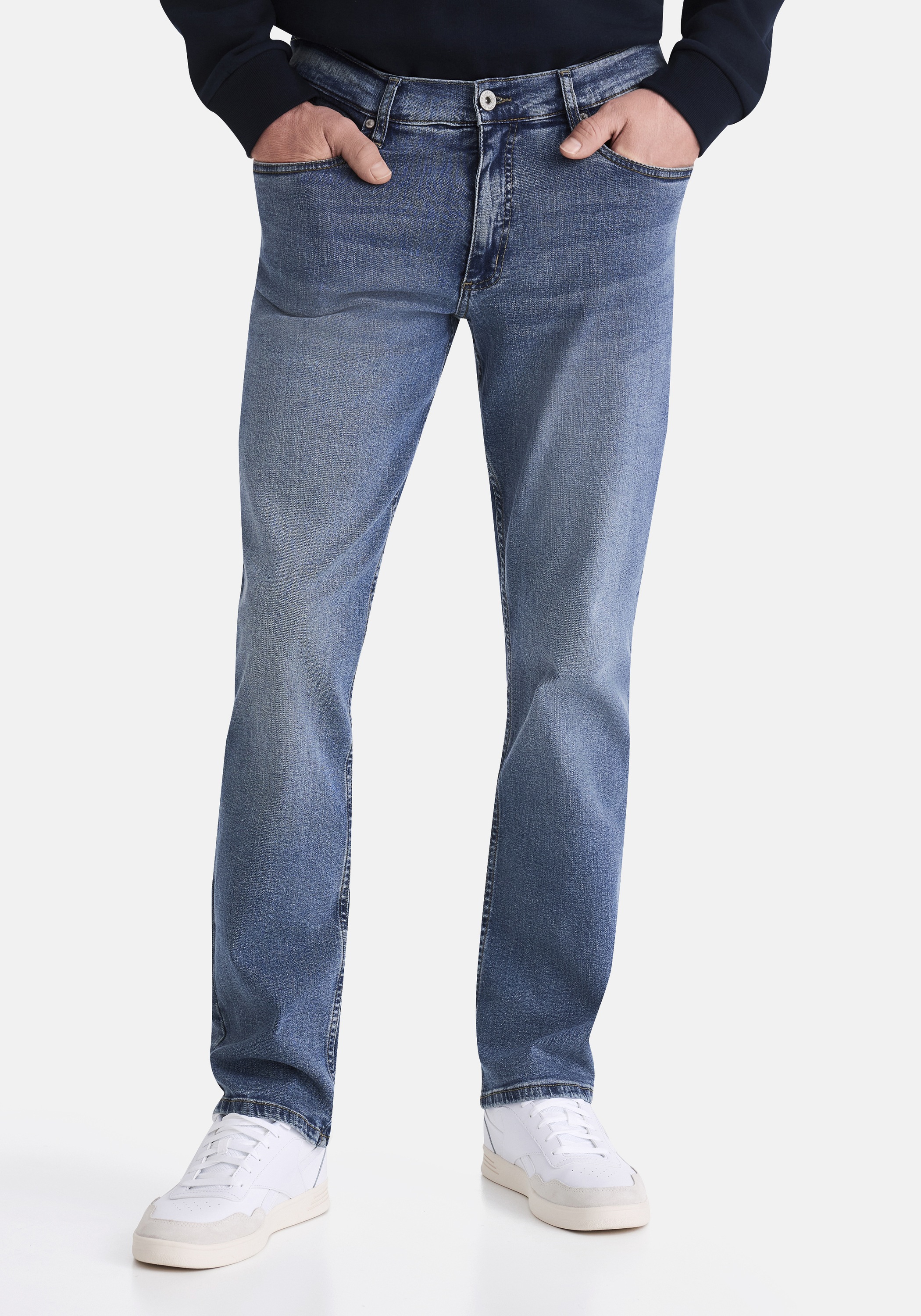 HERO by John Medoox 5-Pocket-Jeans "Denver Regular Straight Stretch Jeans" günstig online kaufen