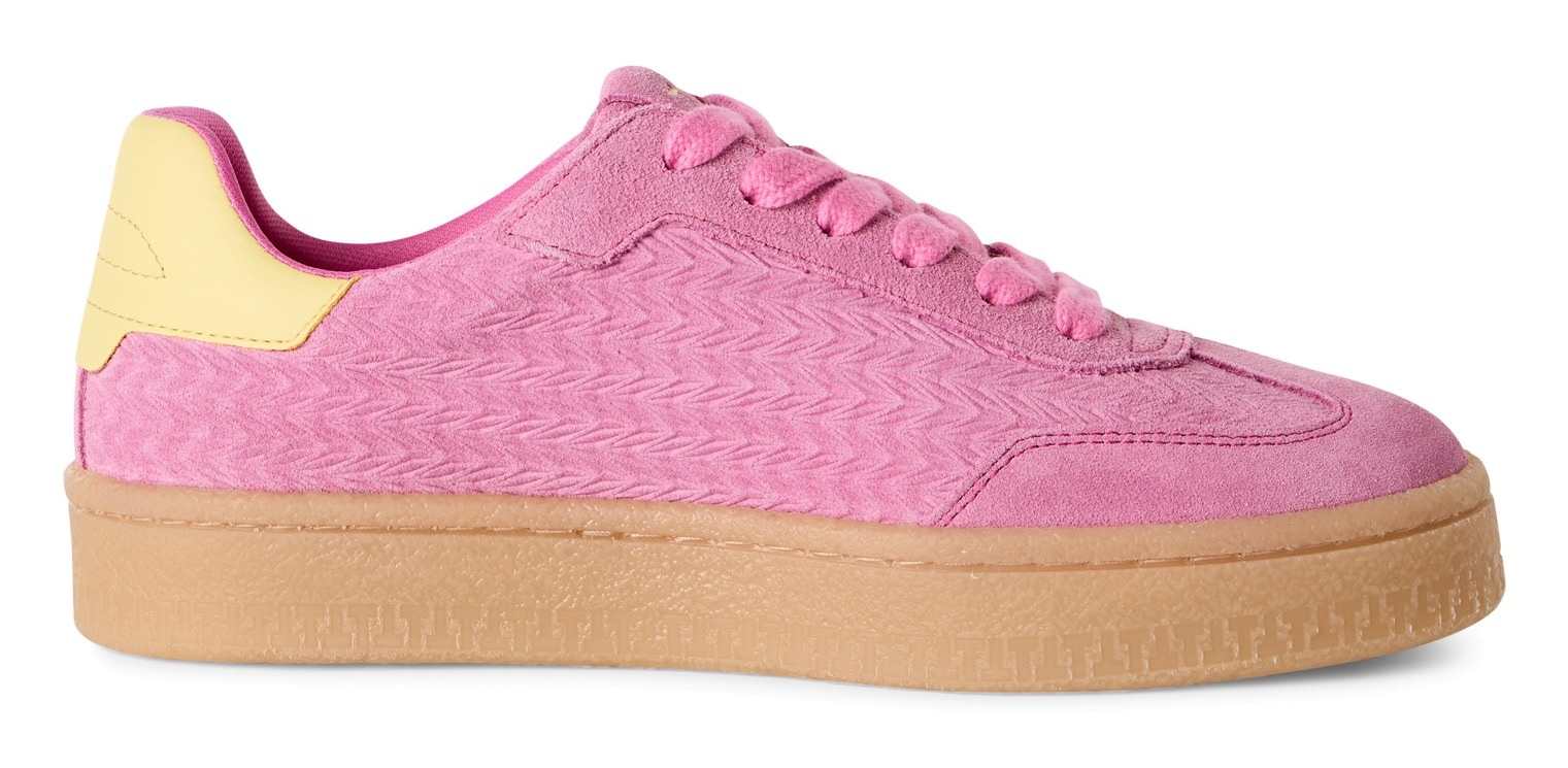 Tamaris Plateausneaker, Freizeitschuh, Halbschuh, Schnürschuh mit gepolstertem Schaftrand