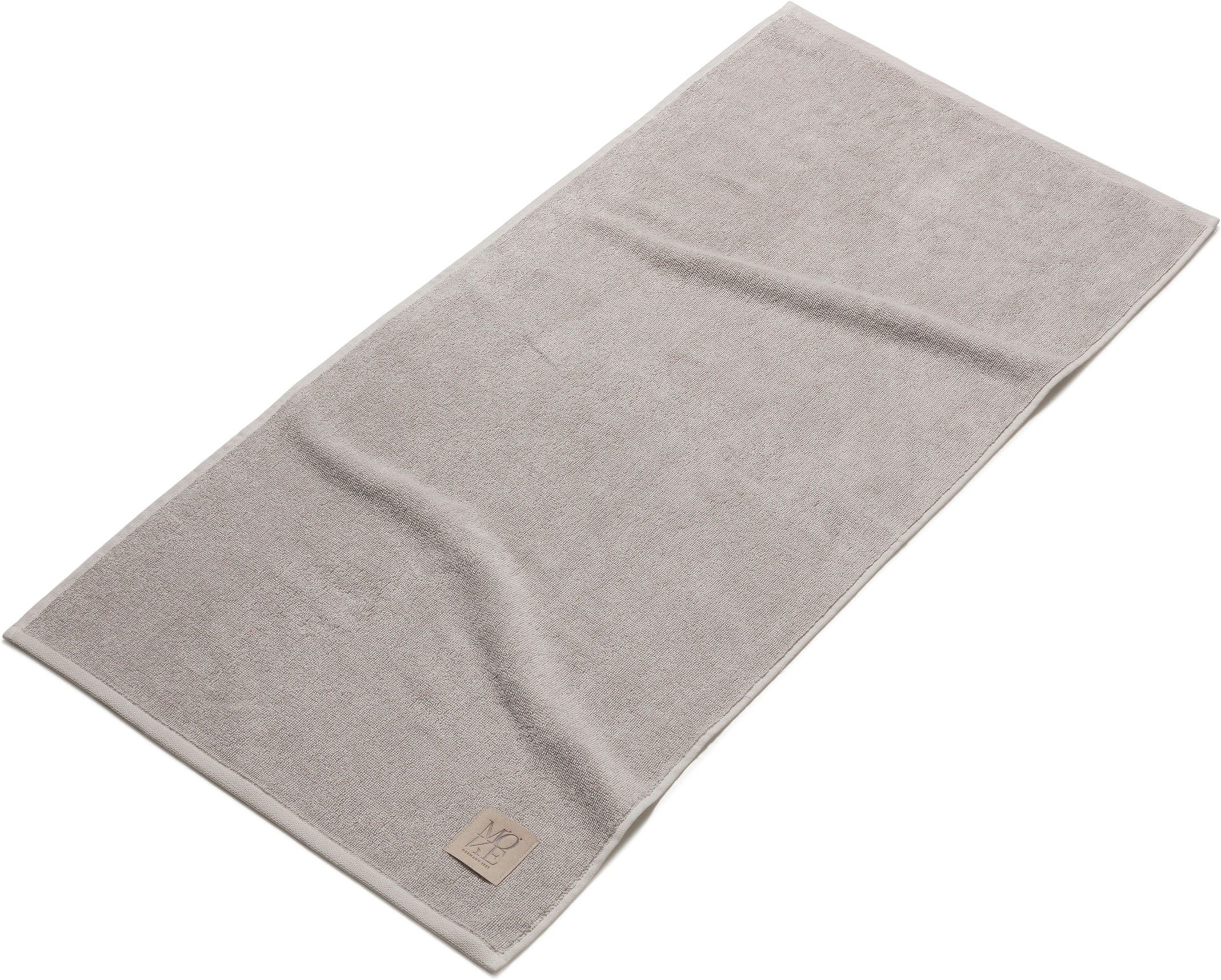 Möve Duschtuch »Soft Silence Uni mit Prägeetikett«