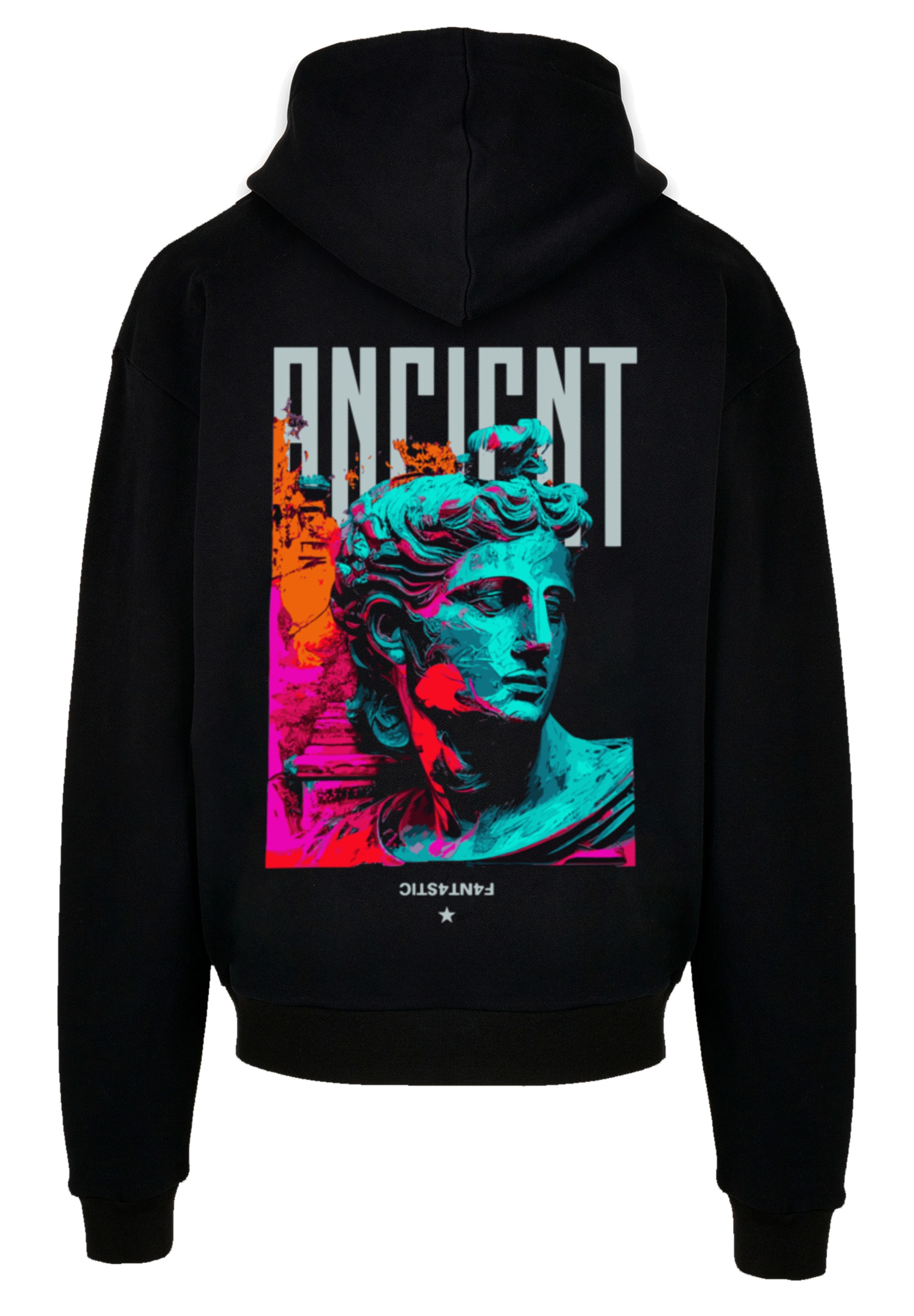 F4NT4STIC Kapuzenpullover "SCULPTURE HOODIE VISUALIZATION", Print