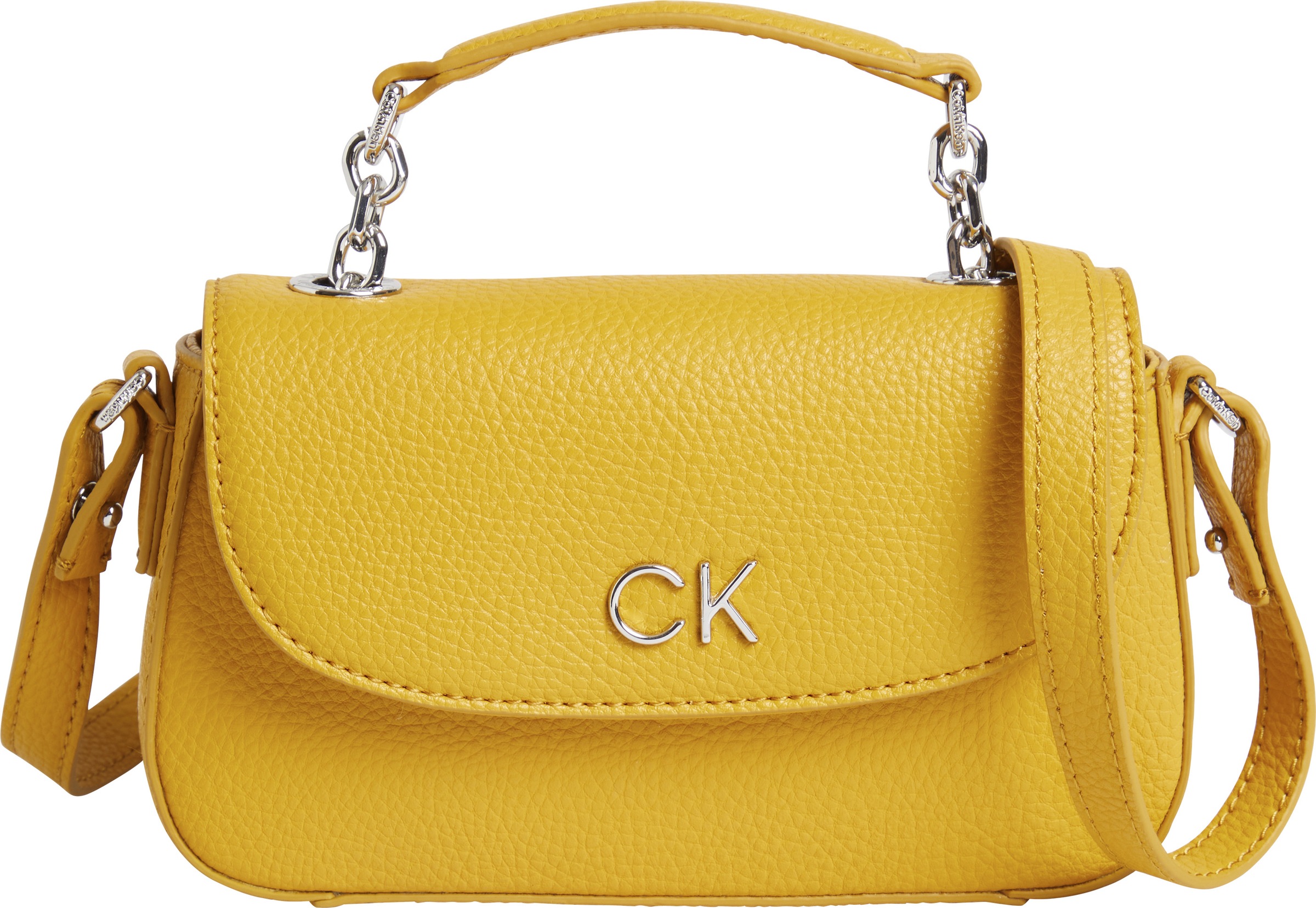 Calvin Klein Umhängetasche »RE-LOCK CROSSBODY W/FLAP PBL«, im kleinen Format