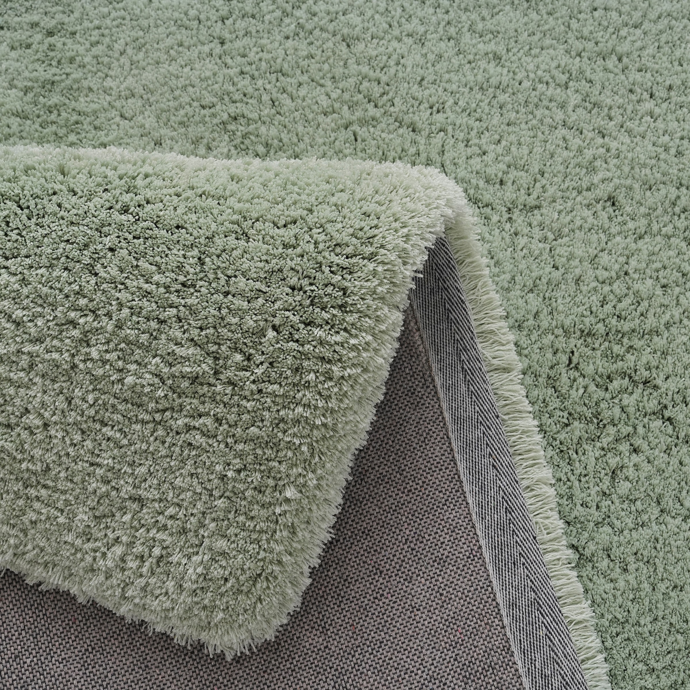 my home Hochflor-Läufer »Microfaser Teppich Magong, besonders weich, sehr feiner Flor«, rechteckig, 25 mm Höhe, uni Teppiche, Wohnzimmer, Schlafzimmer, Kinderzimmer, Flur, Brücke