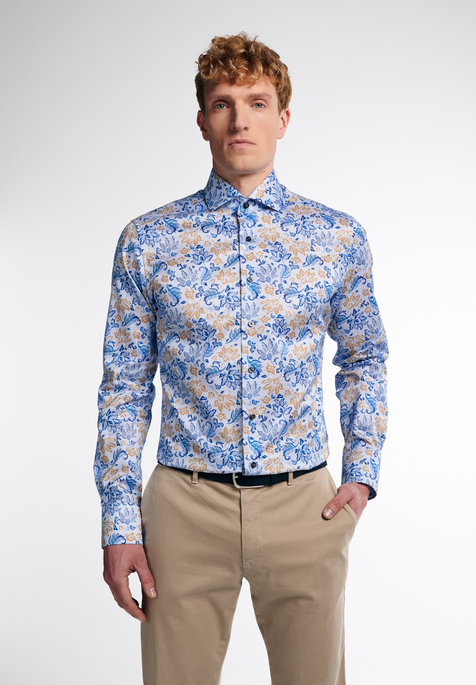 Eterna Langarmhemd "SLIM FIT" NON IRON (bügelfrei) günstig online kaufen