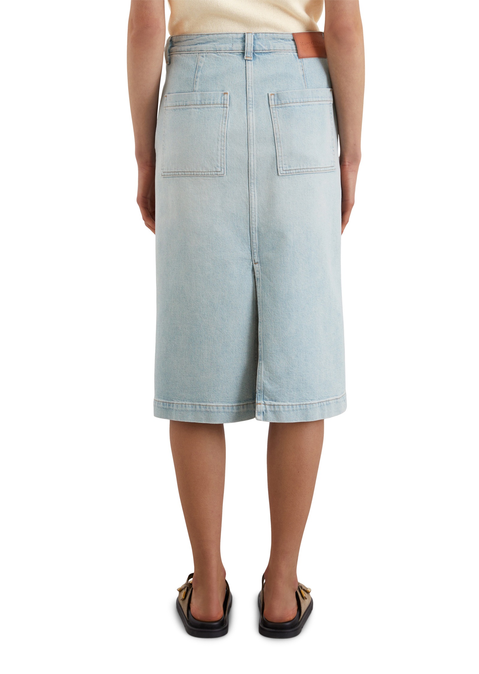 Thumbnail - Marc OPolo Jeansrock "aus Baumwolle-Lyocell-Stretch"