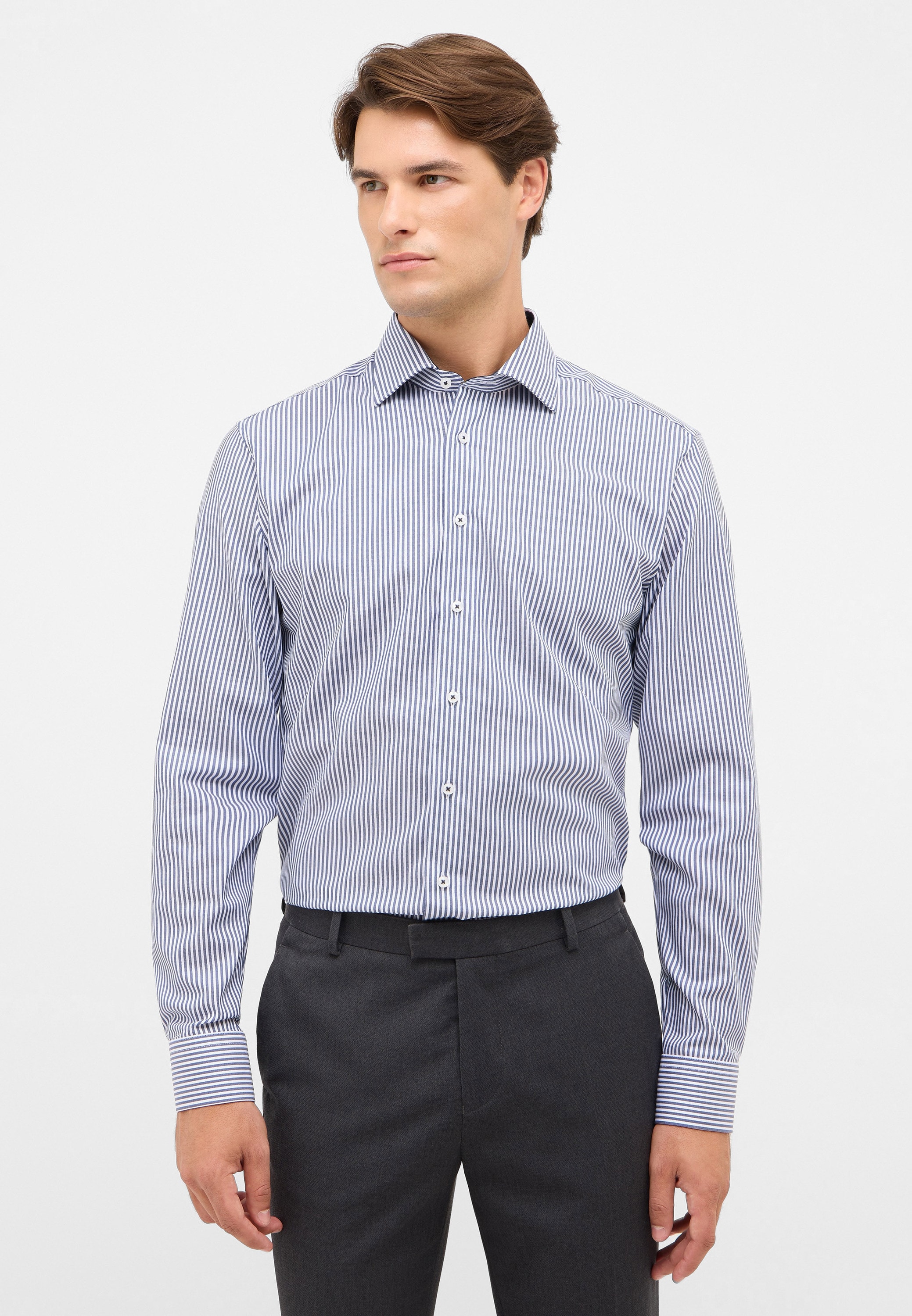 Eterna Langarmhemd "SLIM FIT" NON IRON (bügelfrei) günstig online kaufen