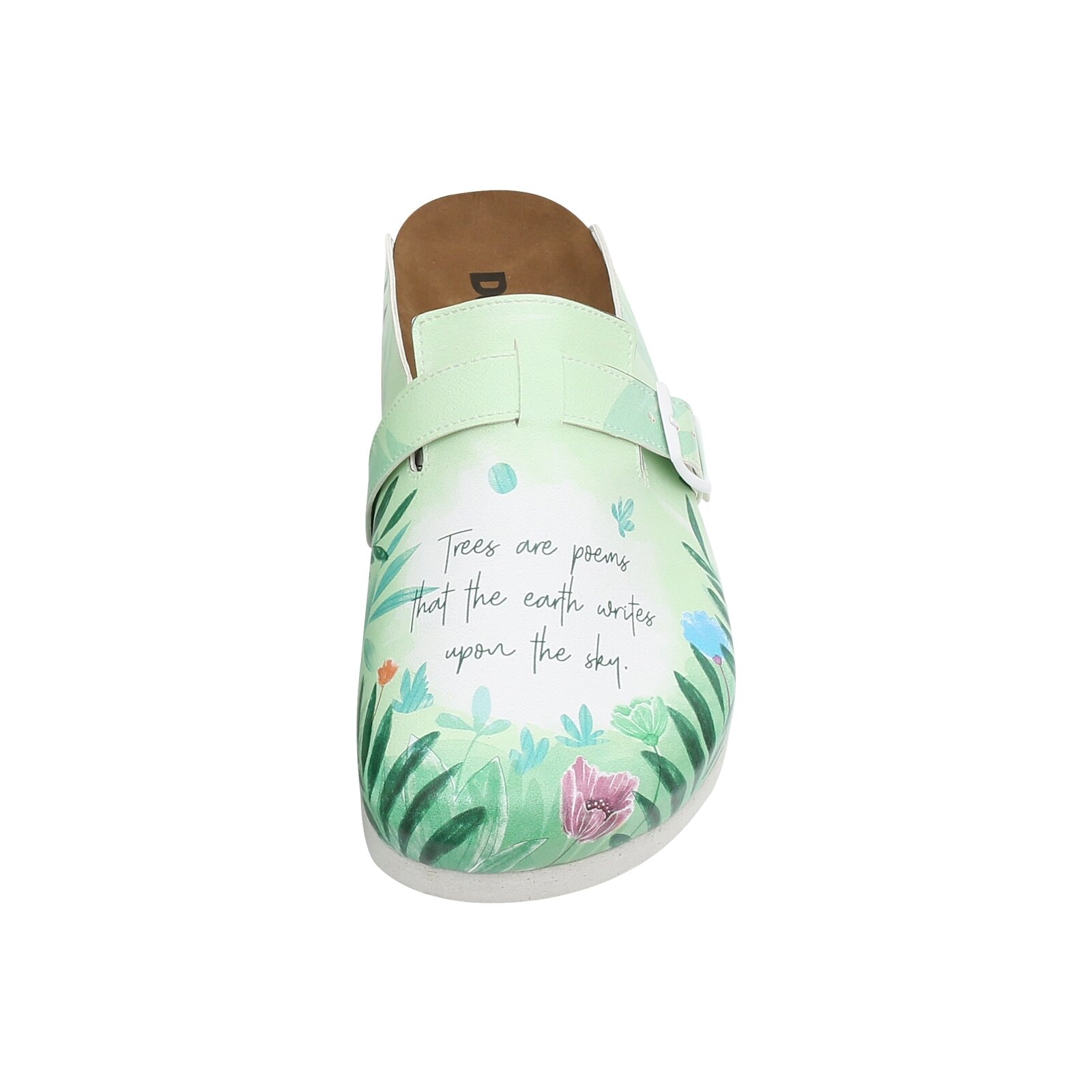 DOGO Hausschuh »Comfie Pantoletten Hausschuhe Trees Are Poems Damen Sandalen«, Vegan