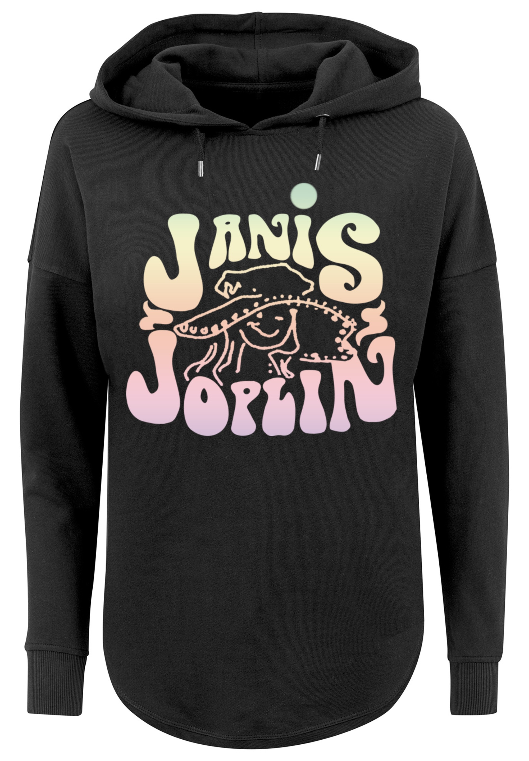 F4NT4STIC Kapuzenpullover »Janis Joplin Pastel Logo«, Print