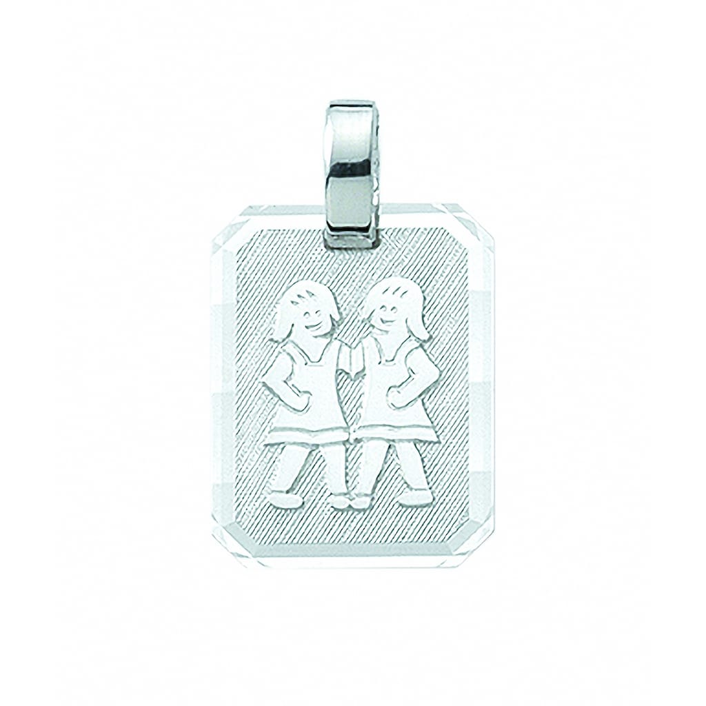 Adelia´s Kette mit Anhänger »925 Silber Sternzeichen Anhänger Zwilling« Schmuckset Set mit Halskette