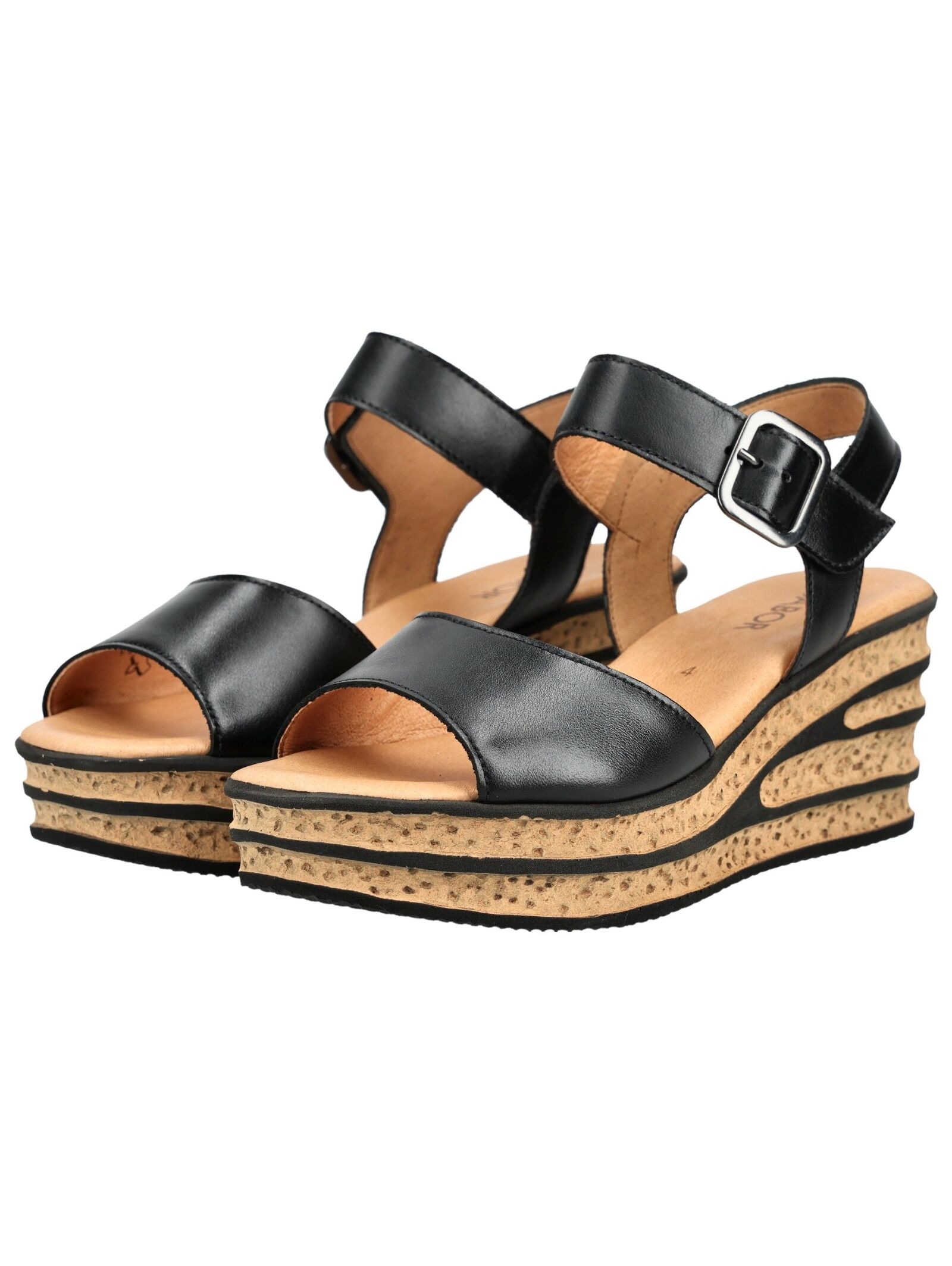 Gabor Wedge Sandal Black 42.5 3
