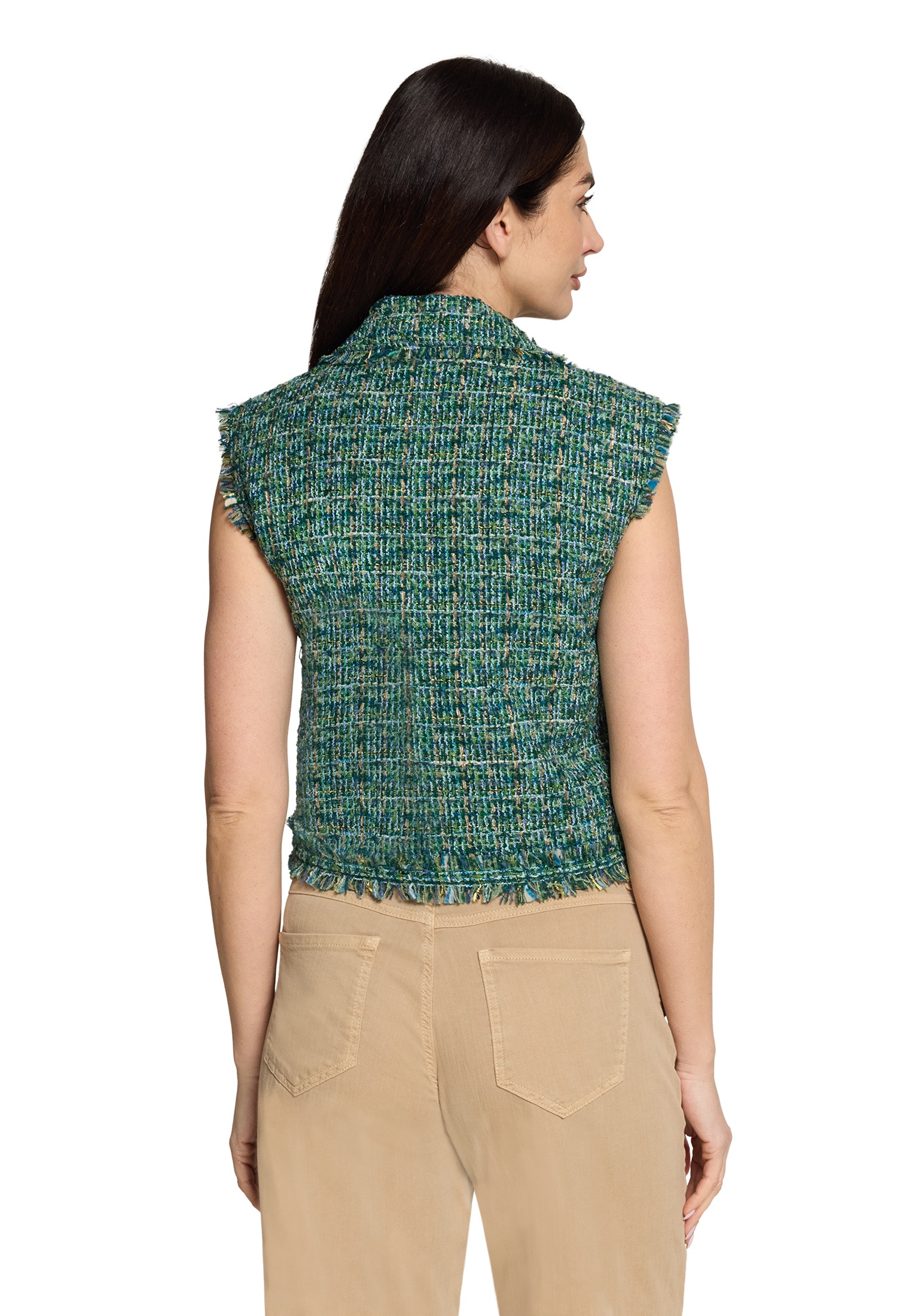 Cartoon Strickweste »Damen mit Knöpfen«