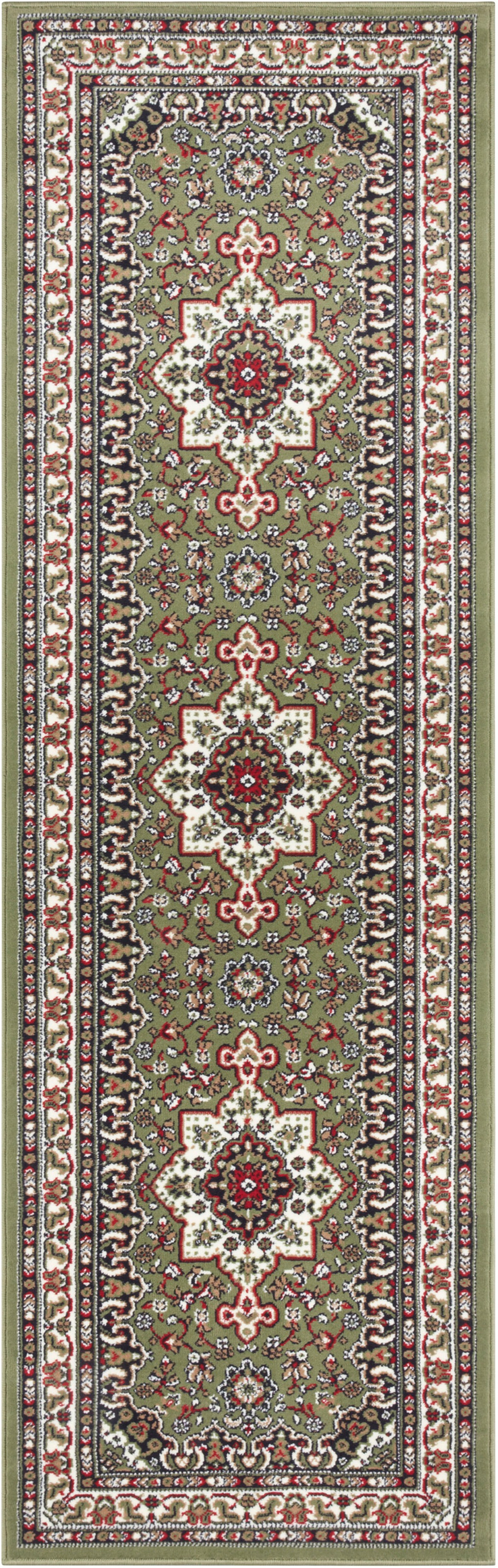 NOURISTAN Teppich »Parun Täbriz«, rechteckig, 9 mm Höhe, Kurzflor, Orient, Läufer, Vintage, Esszimmer, Wohnzimmer, Flur