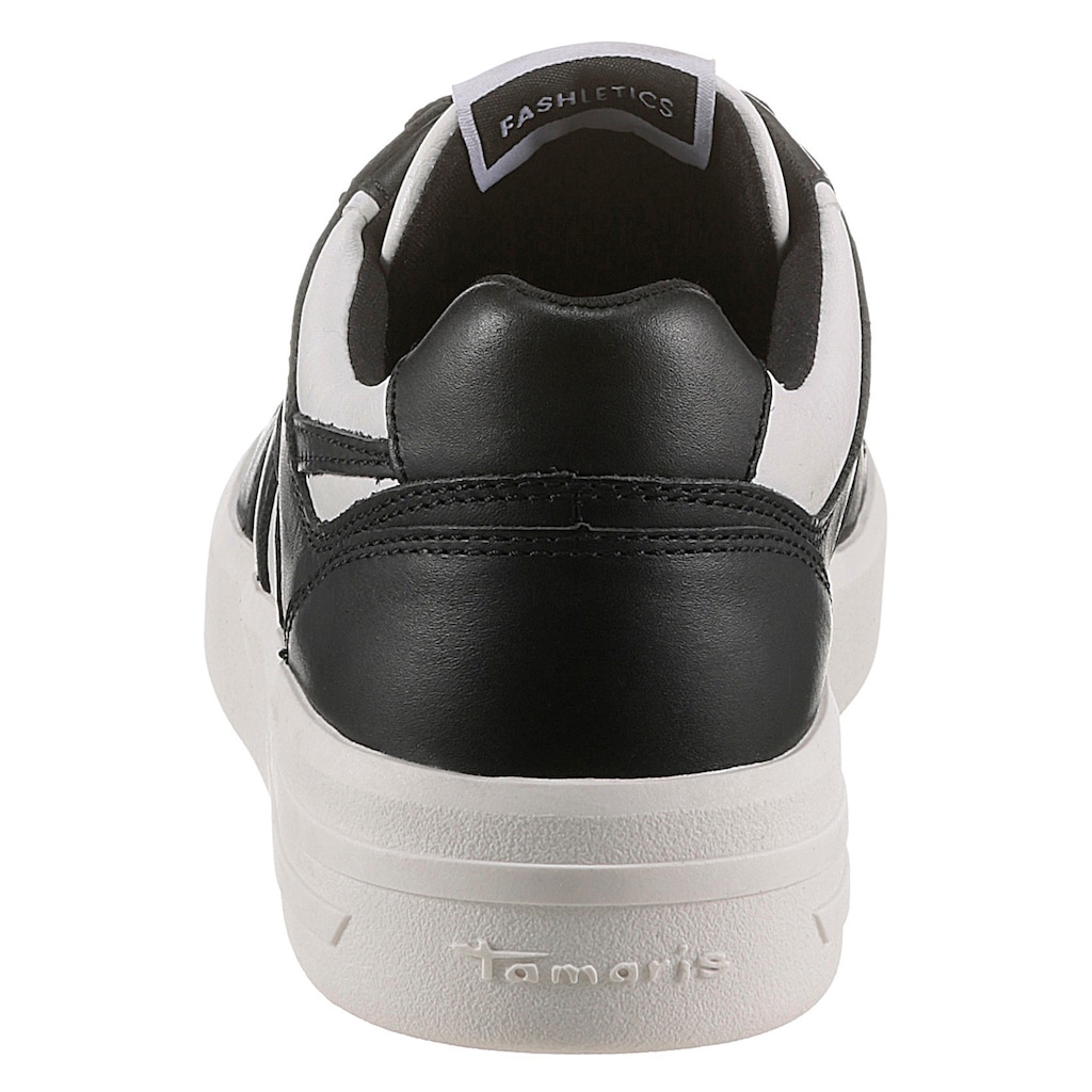 Marken Tamaris Tamaris Sneaker »Fashletics«, mit gepolstertem Schaftrand schwarz-weiß Marken Tamaris Tamaris Sneaker »Fashletics«, mit gepolstertem Schaftrand schwarz-weiß
