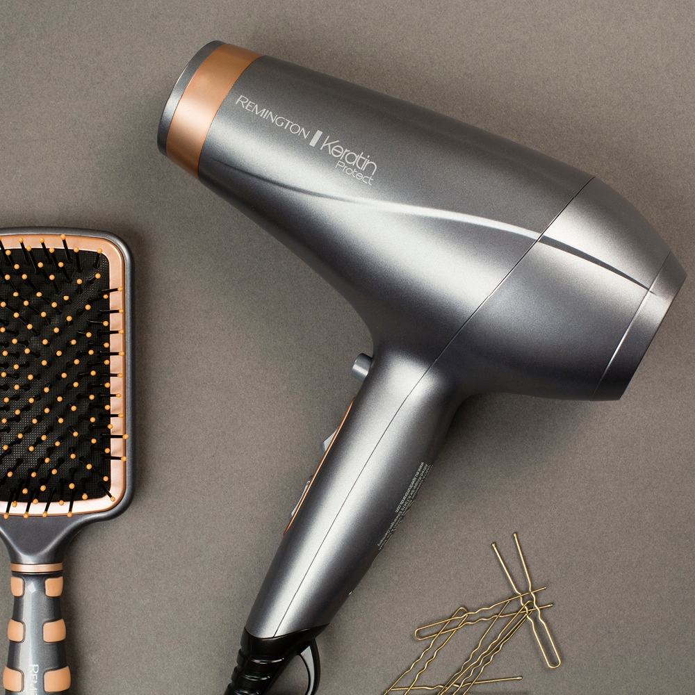 Remington Haartrockner »AC8820 E51 Keratin Protect Dryer«, 2200 W, 3 Aufsätze, Profi, mit Ionenpflege, Keratinbeschichtung, langlebigem AC-Motor