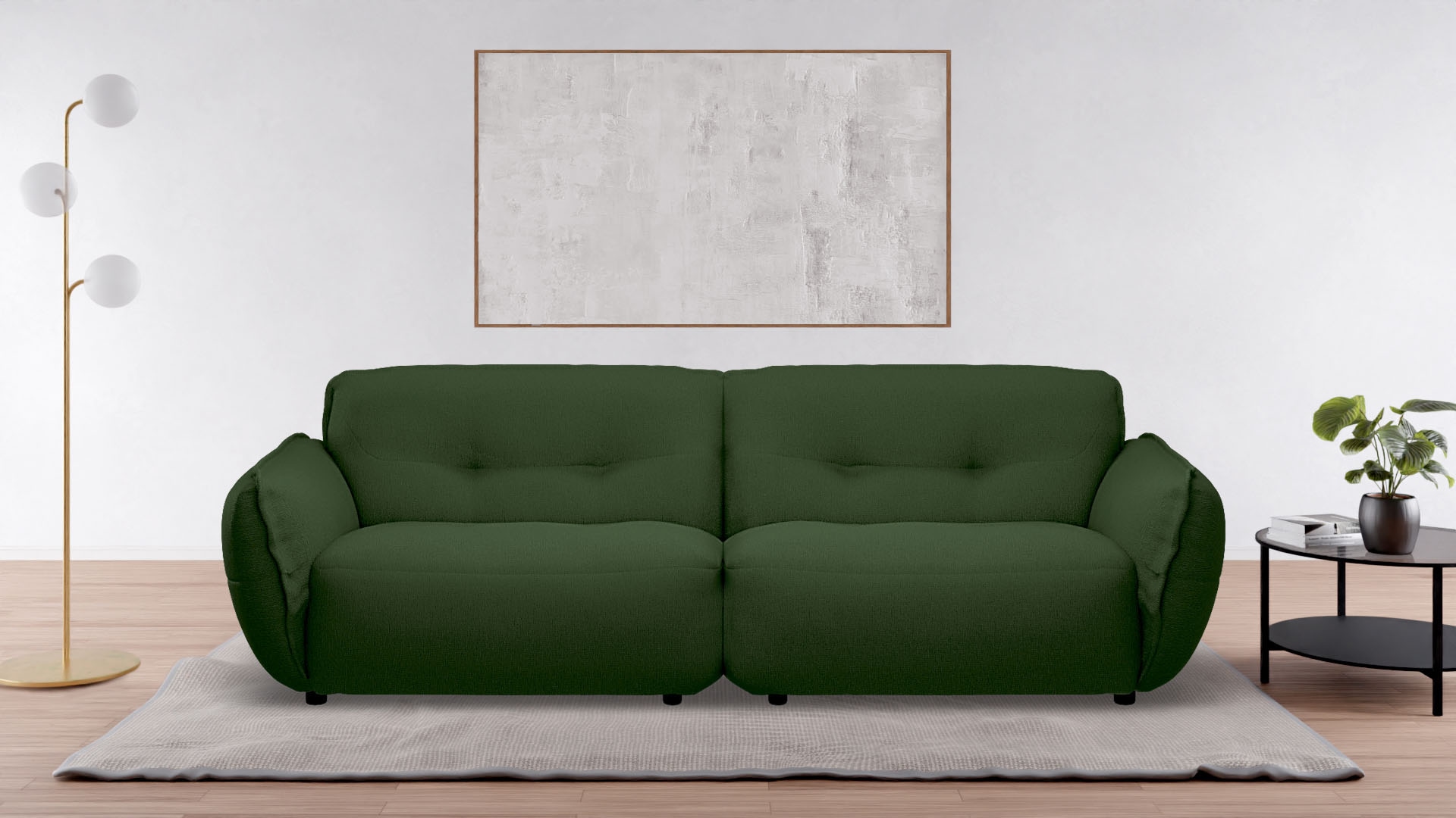 BETYPE 4-Sitzer "Be Fluffy Mega Sofa, viel Platz, XXL Couch, Breite 283cm, günstig online kaufen