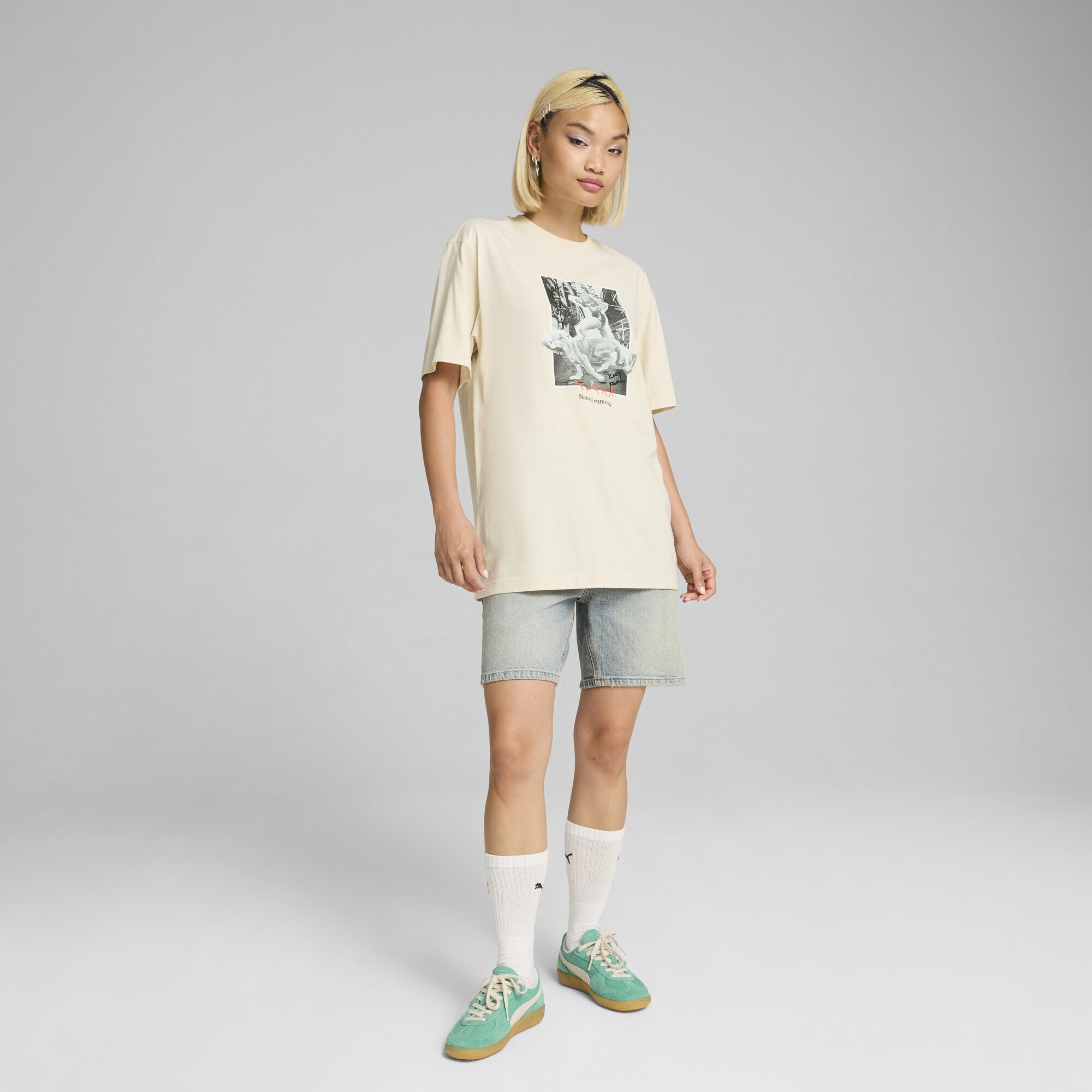 PUMA T-Shirt »CLUB DE COURSE Graphic T-Shirt Erwachsene«