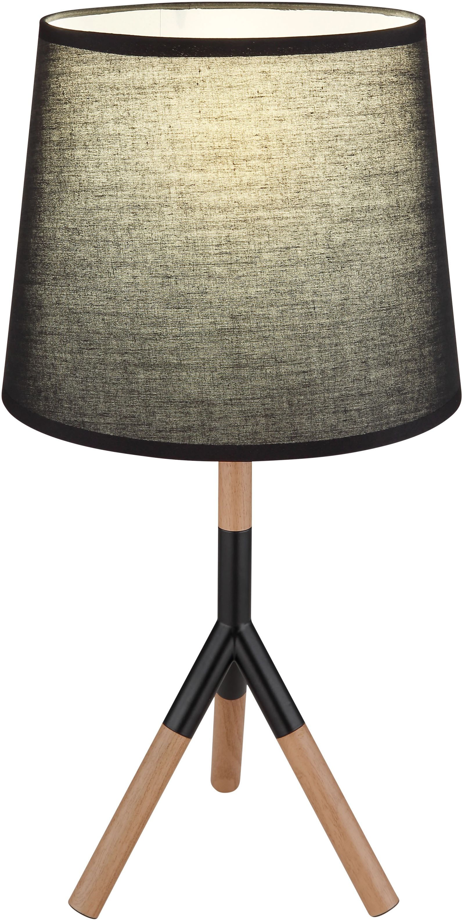 GLOBO LIGHTING Tischleuchte »KIKKI«, 1 flammig, Leuchtmittel E27 | ohne Leuchtmittel, Design Tischlampe, Wohnzimmer, Schlafzimmer, Flur