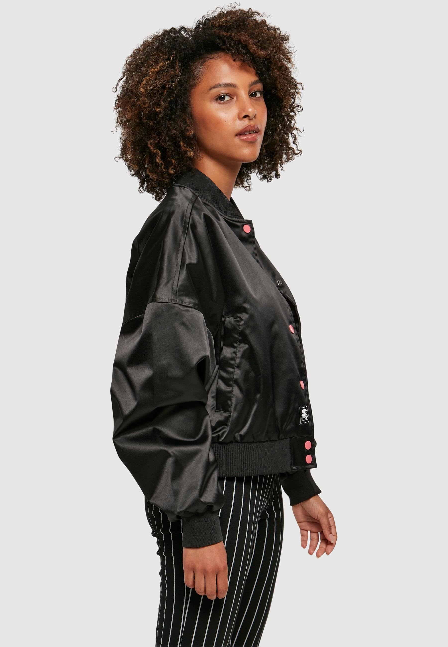 Starter Black Label Collegejacke »Damen Ladies Starter Satin College Jacket«,  (1 St.), mit Kapuze für kaufen | BAUR