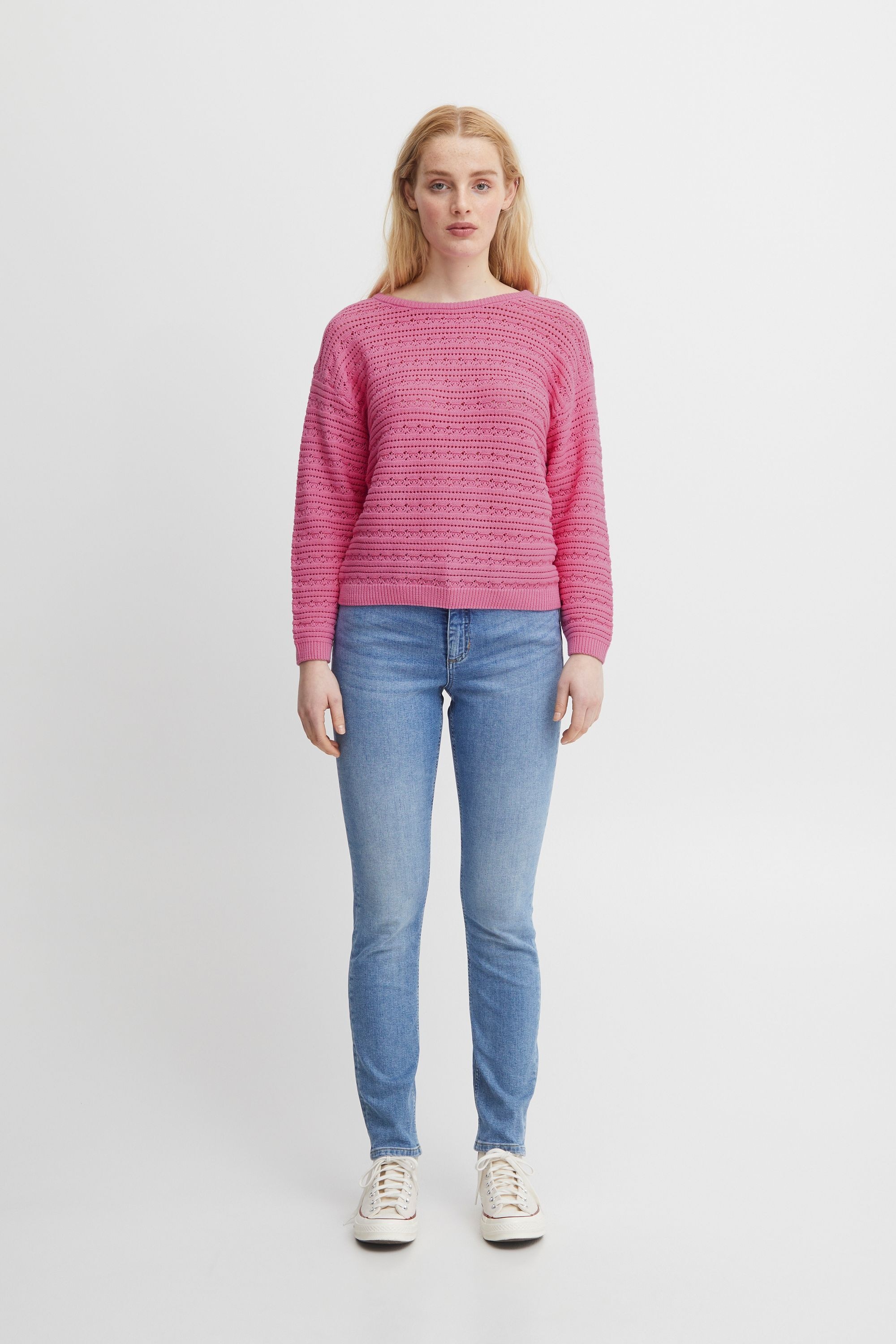 Ichi Strickfleece-Pullover »Strickpullover IHMarion«
