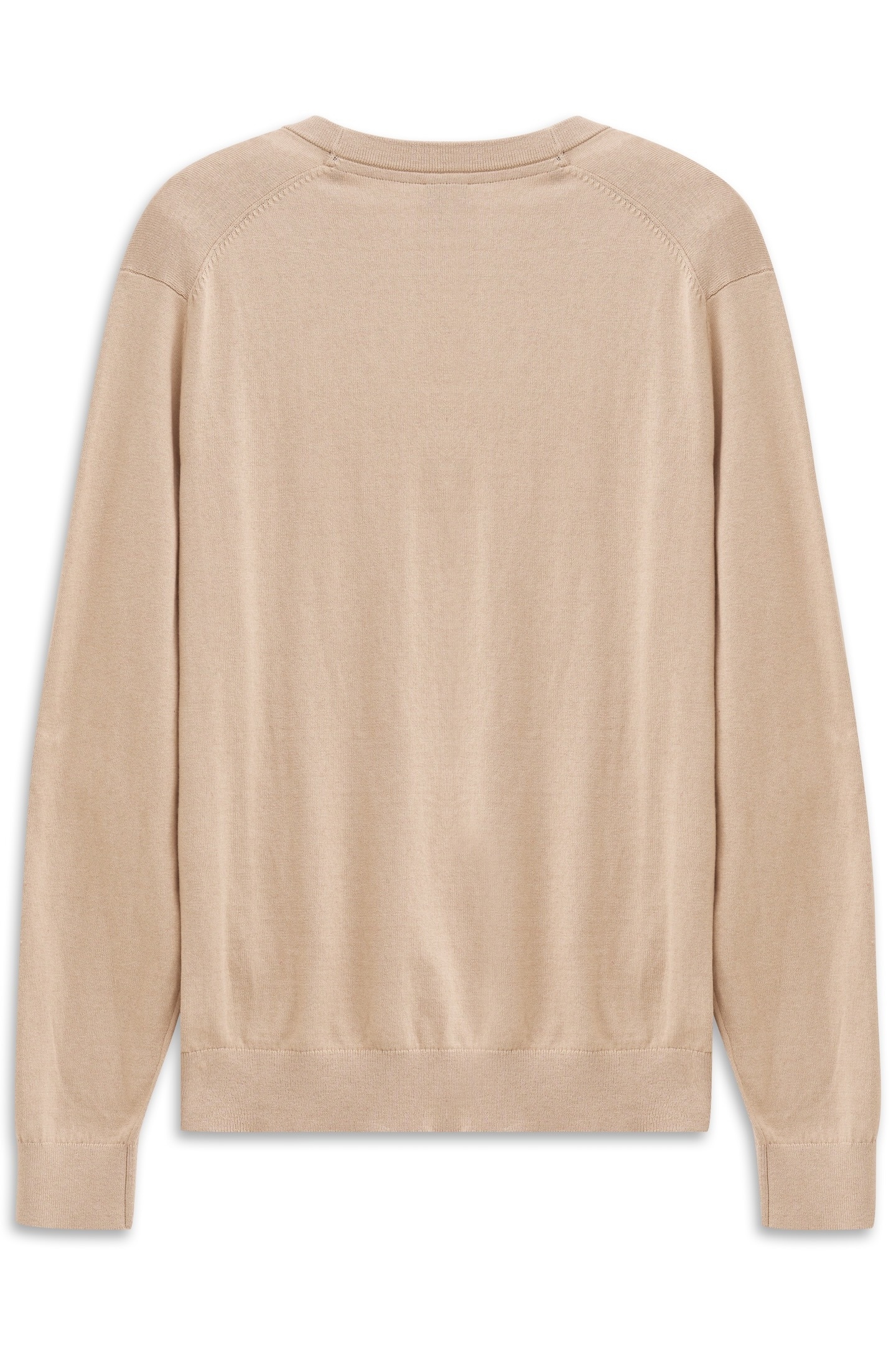 bugatti Cardigan »Modern Fit«, mit V-Ausschnitt aus Baumwolle-Kaschmir