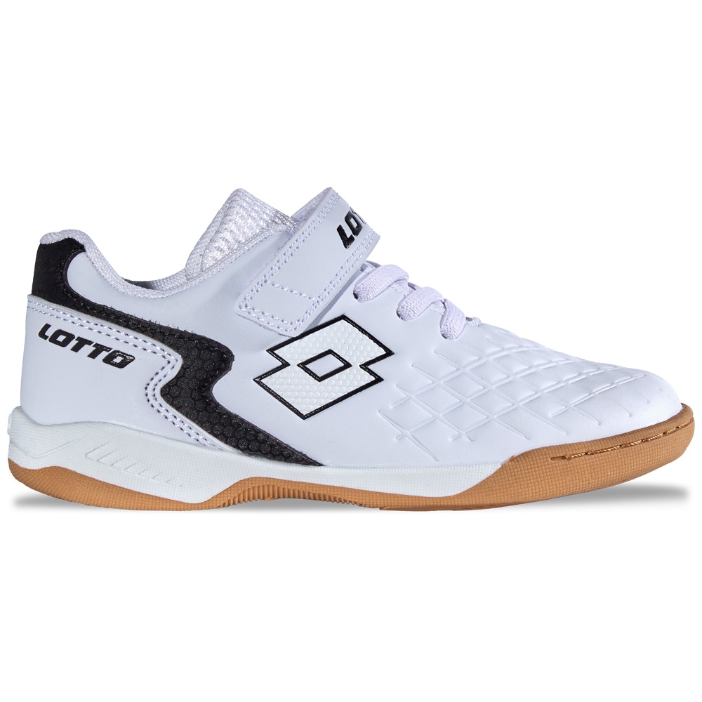 Hallenschuh LOTTO, Mädchen, Gr. 33, weiß, schwarz, Synthetik, Schuhe Hallenschuh, - auch für den Hallensport