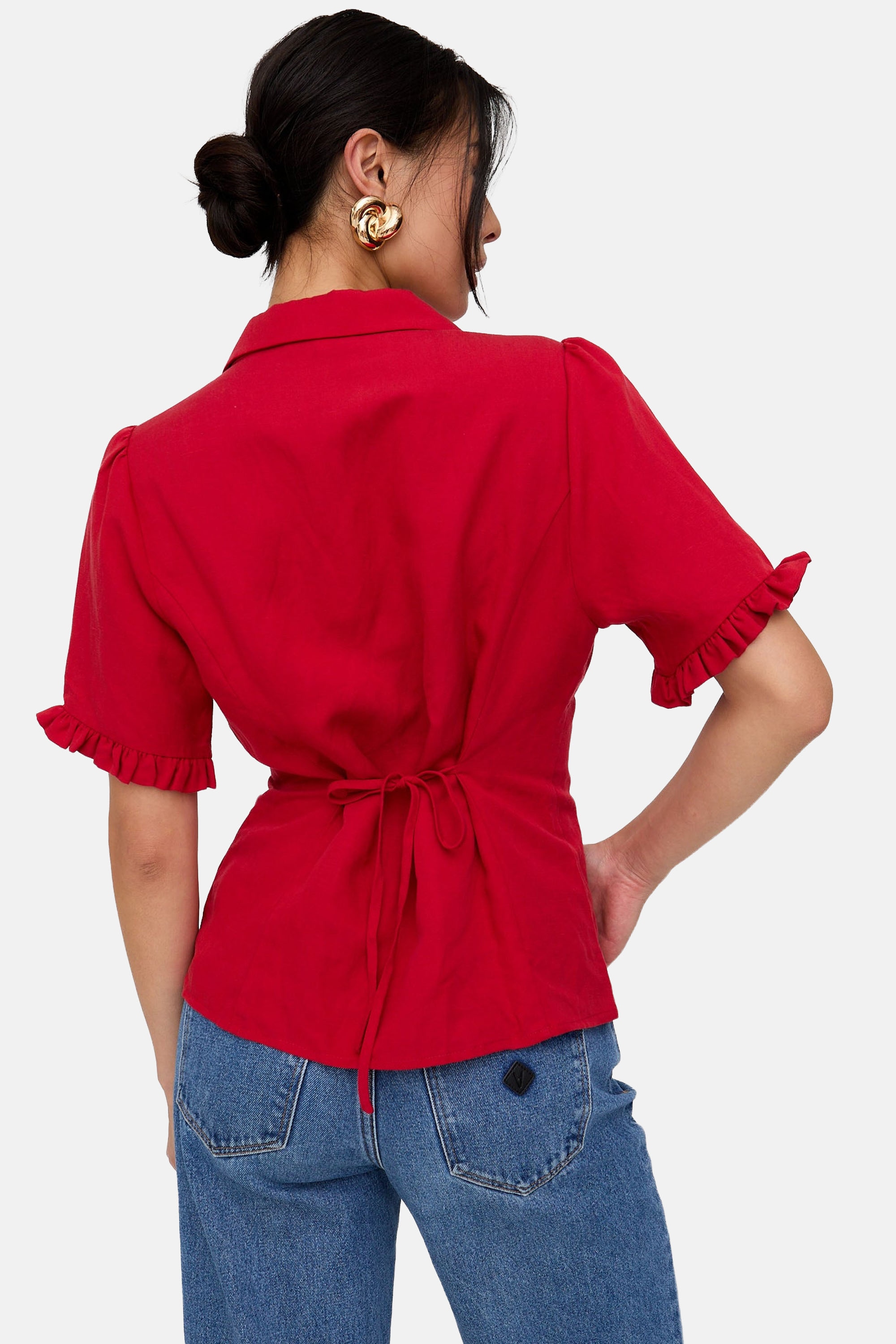 Lily and Lionel Hemdbluse »Rachel Vintage Inspired Short Sleeve Shirt Damen«